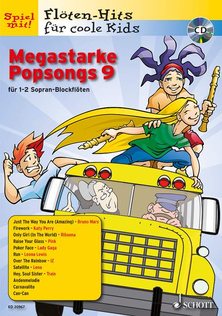 Vorderes Coverbild Megastarke Popsongs 9