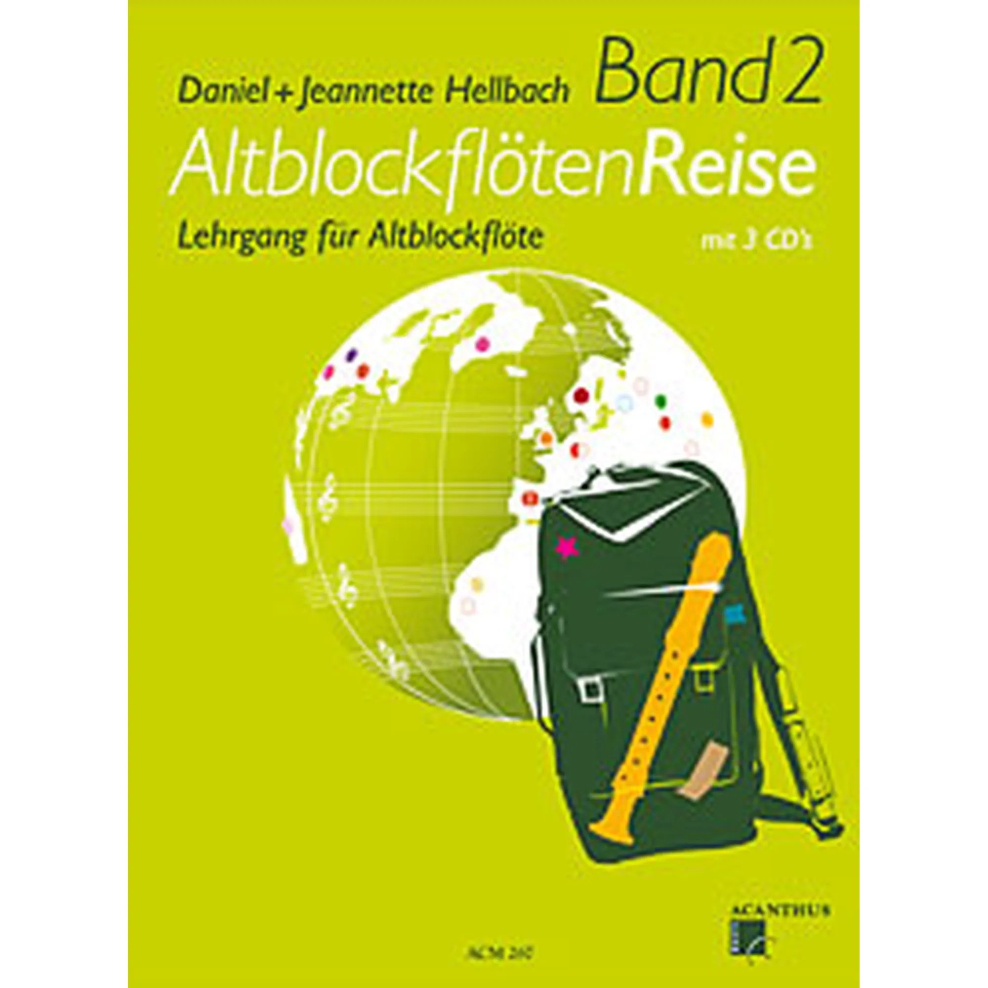 Vorderes Coverbild Altblockflötenreise 2