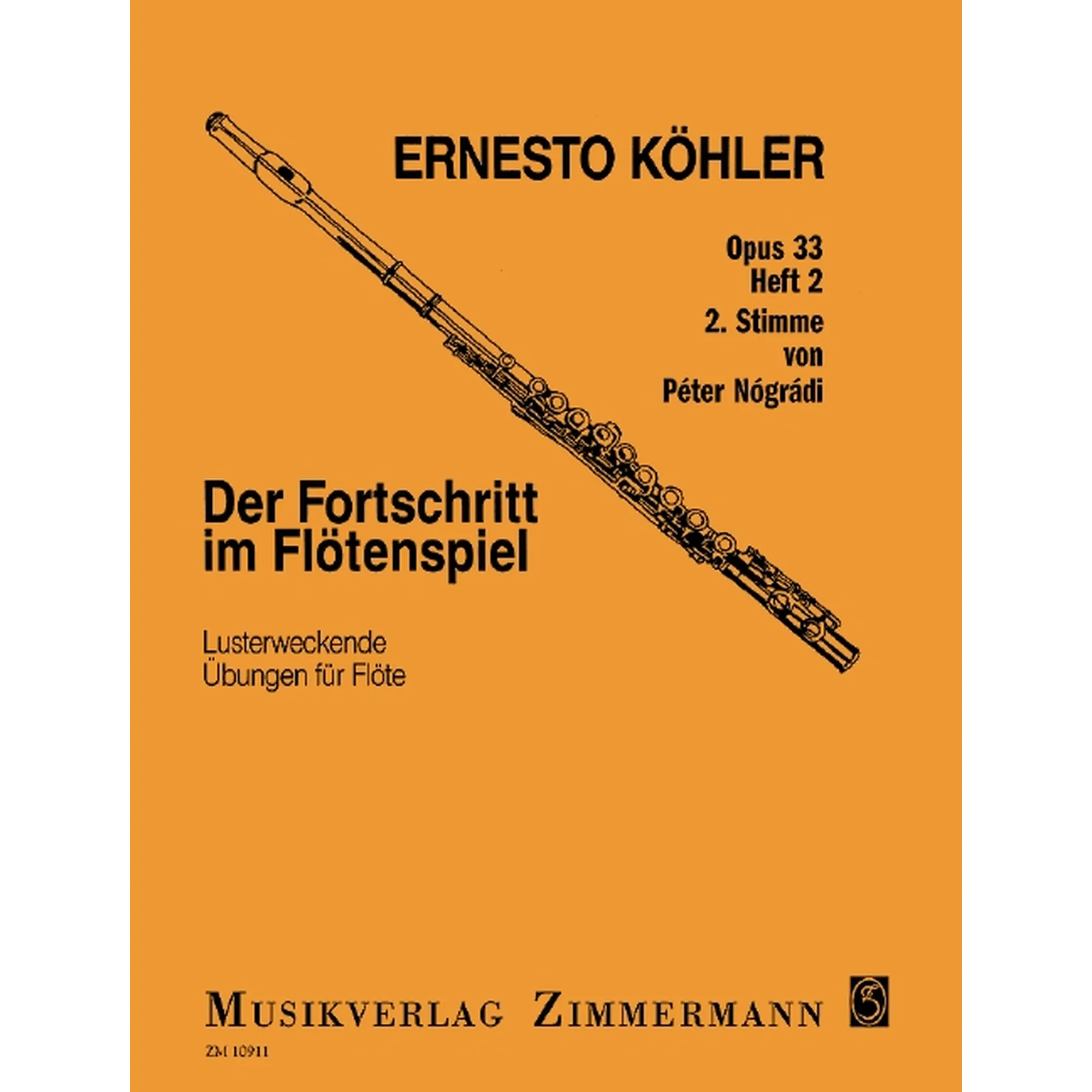 Vorderes Coverbild Der Fortschritt im Flötenspiel op.33/2