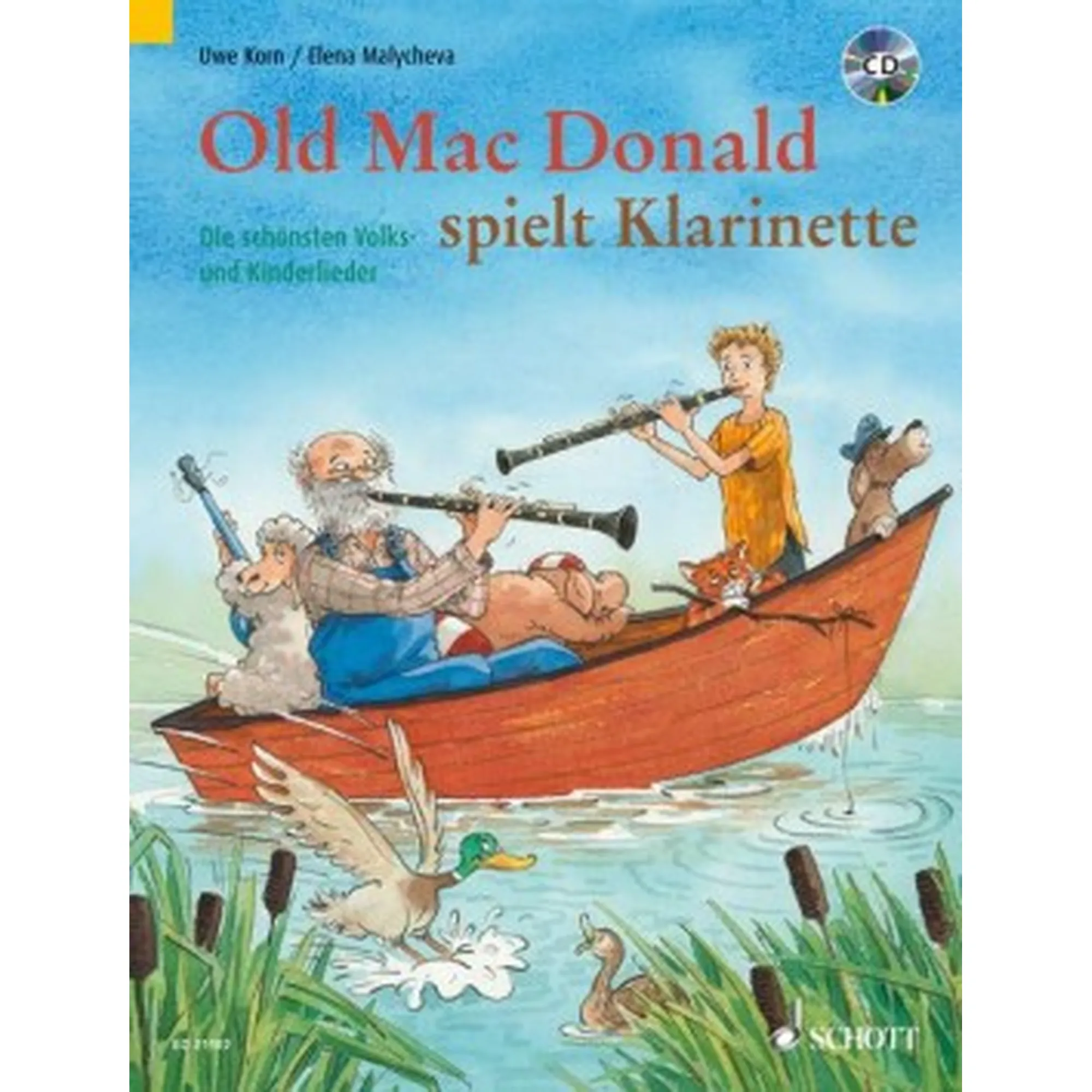 Vorderes Coverbild Old Mac Donald spielt Klarinette