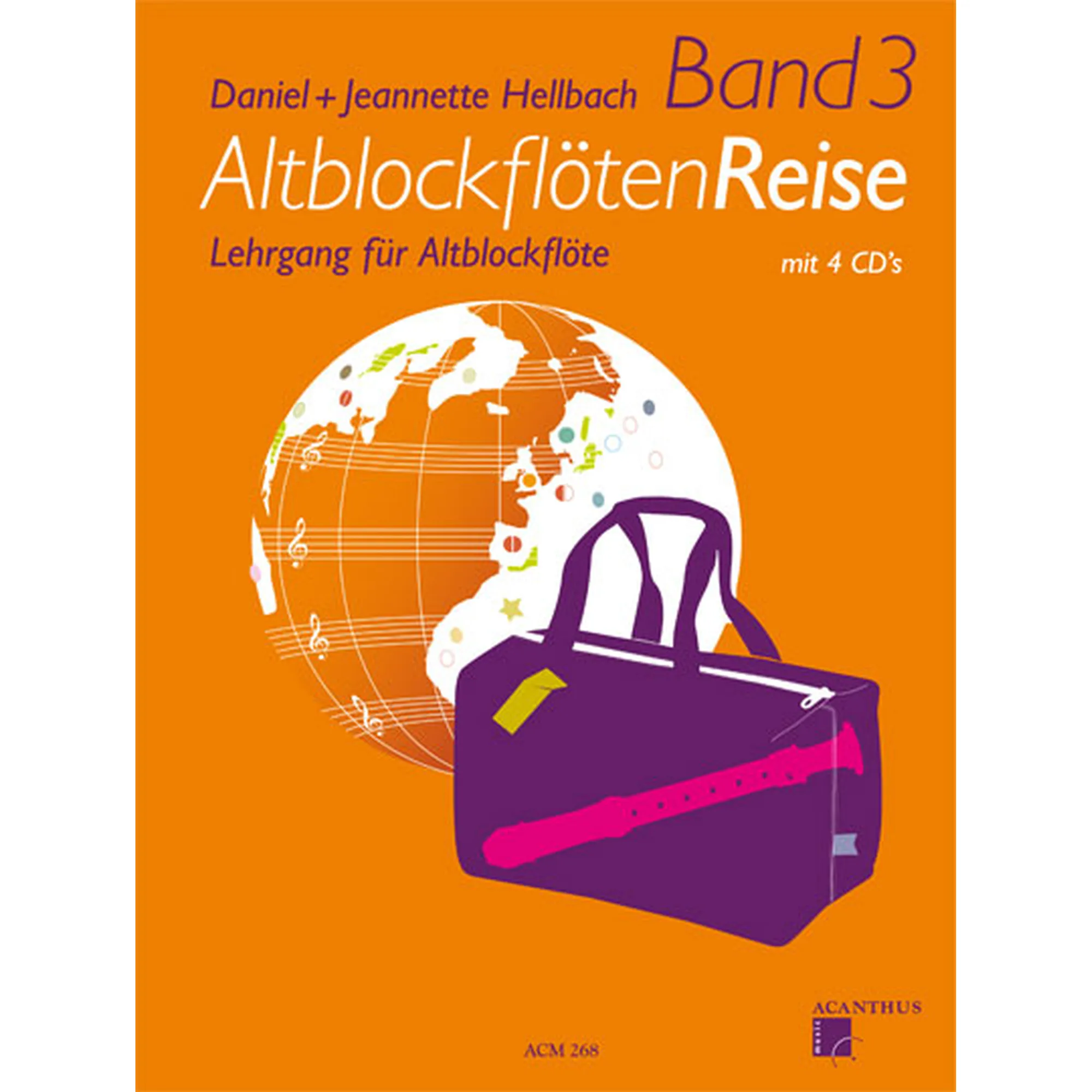 Vorderes Coverbild Altblockflöten Reise 3
