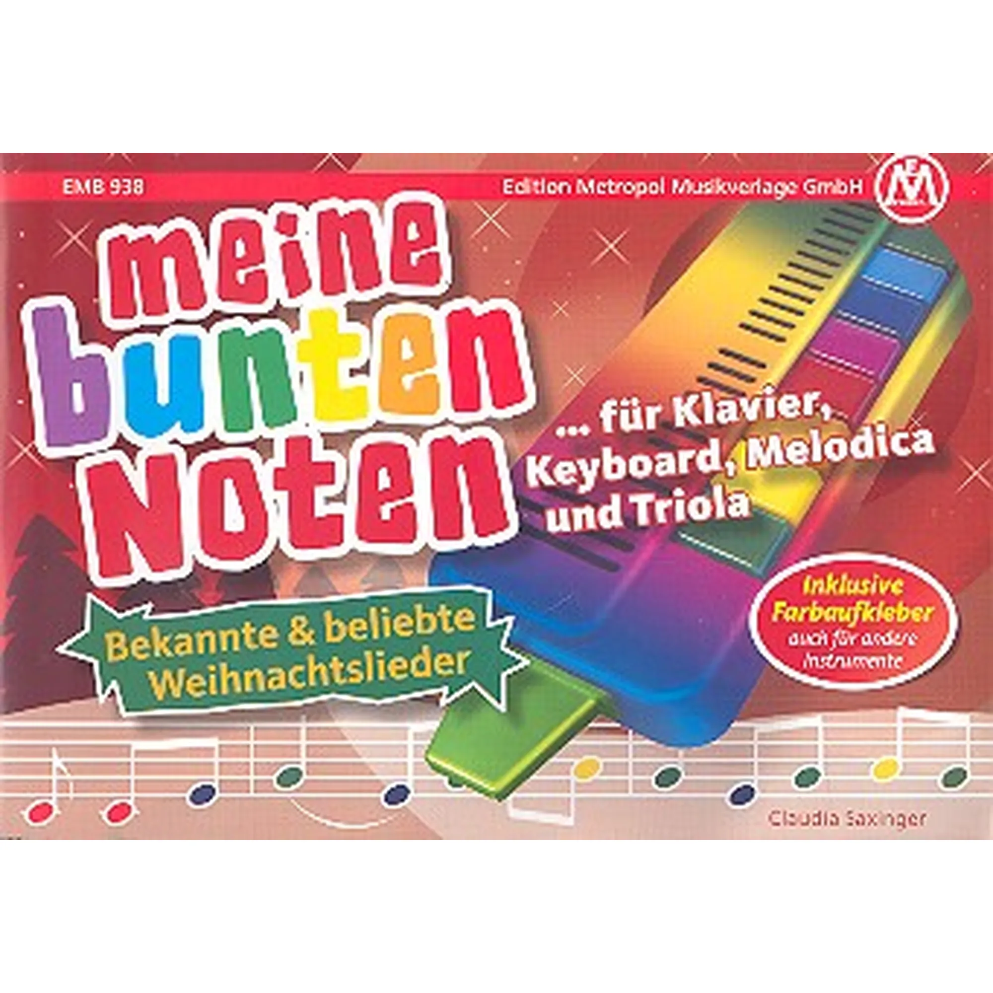 Vorderes Coverbild Meine bunten Noten - Weihnachtslieder