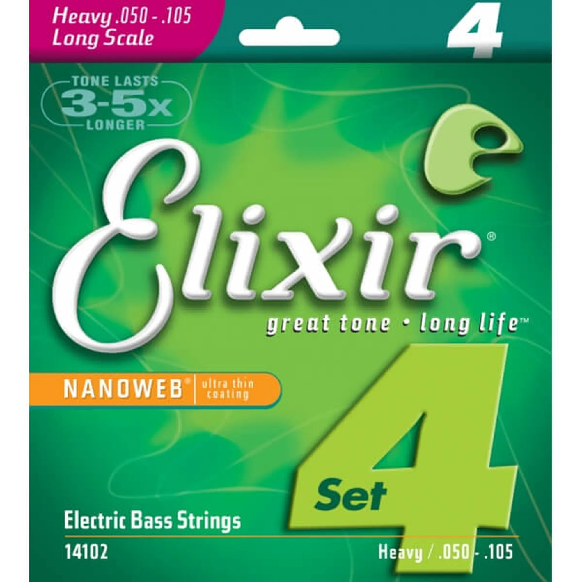 Vorderes Coverbild Elixir 14102 Nanoweb Long Scale Heavy