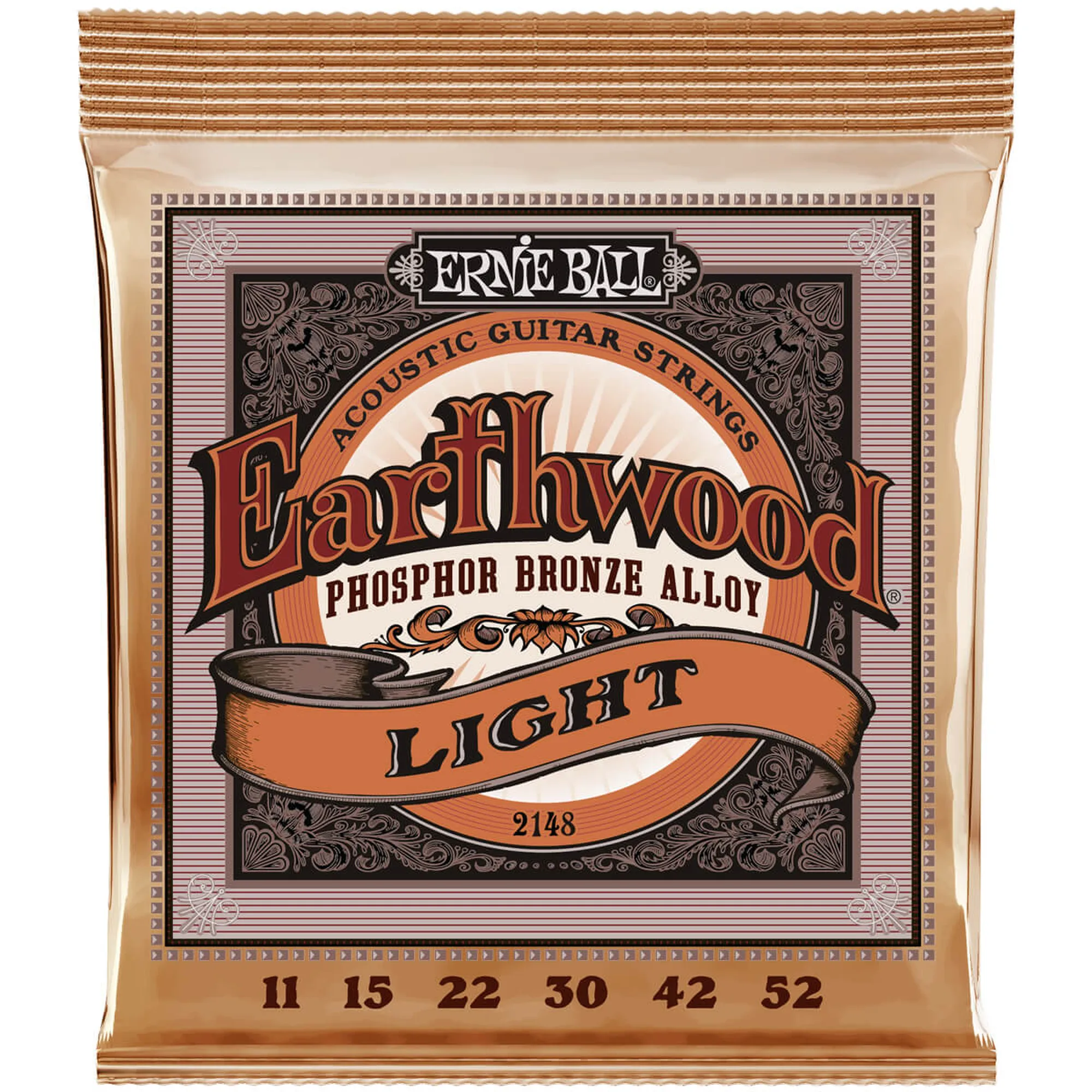 Vorderes Coverbild Ernie Ball EB2148 Earthwood Ph Light
