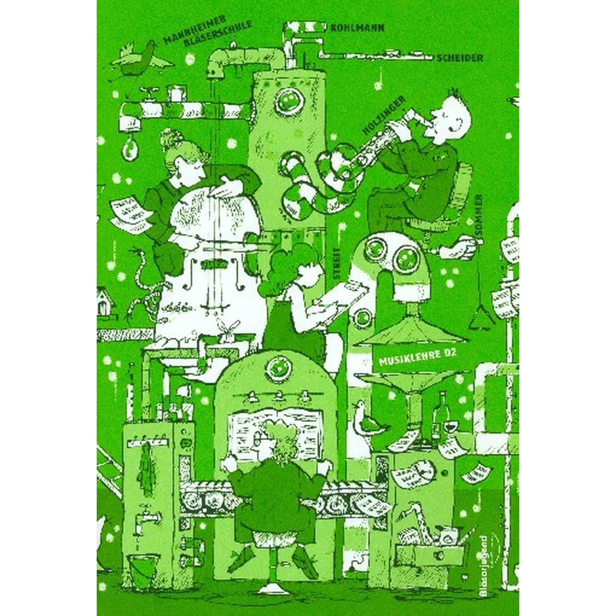 Vorderes Coverbild Mannheimer Bläserschule D2