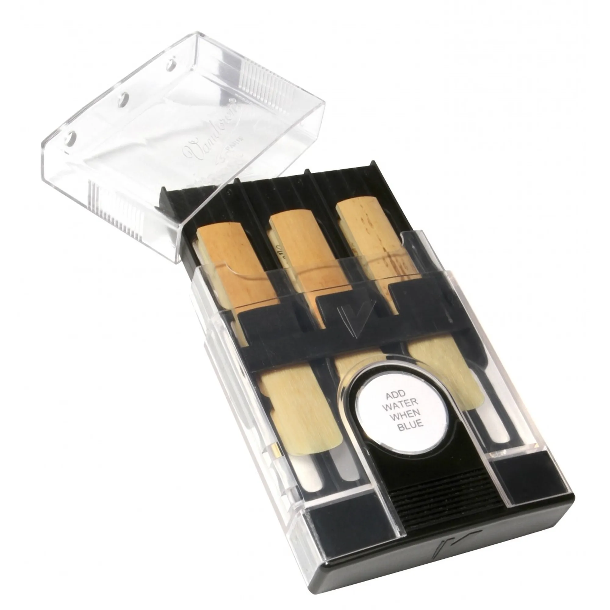 Vorderes Coverbild Vandoren Hygro Reed Case Klarinette/Sopran-Sax/Alt-Sax