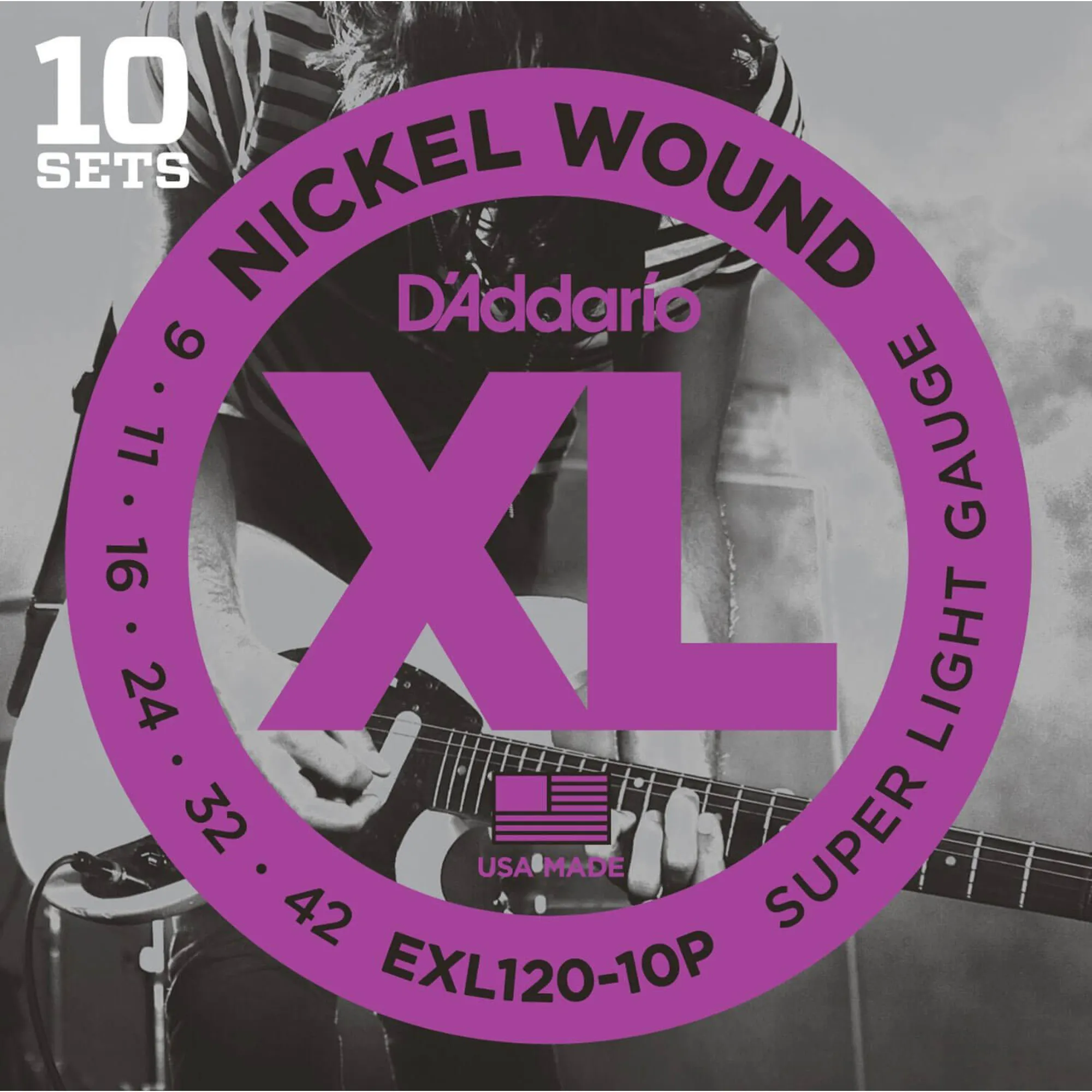 Vorderes Coverbild D´Addario EXL120-10P Super Light