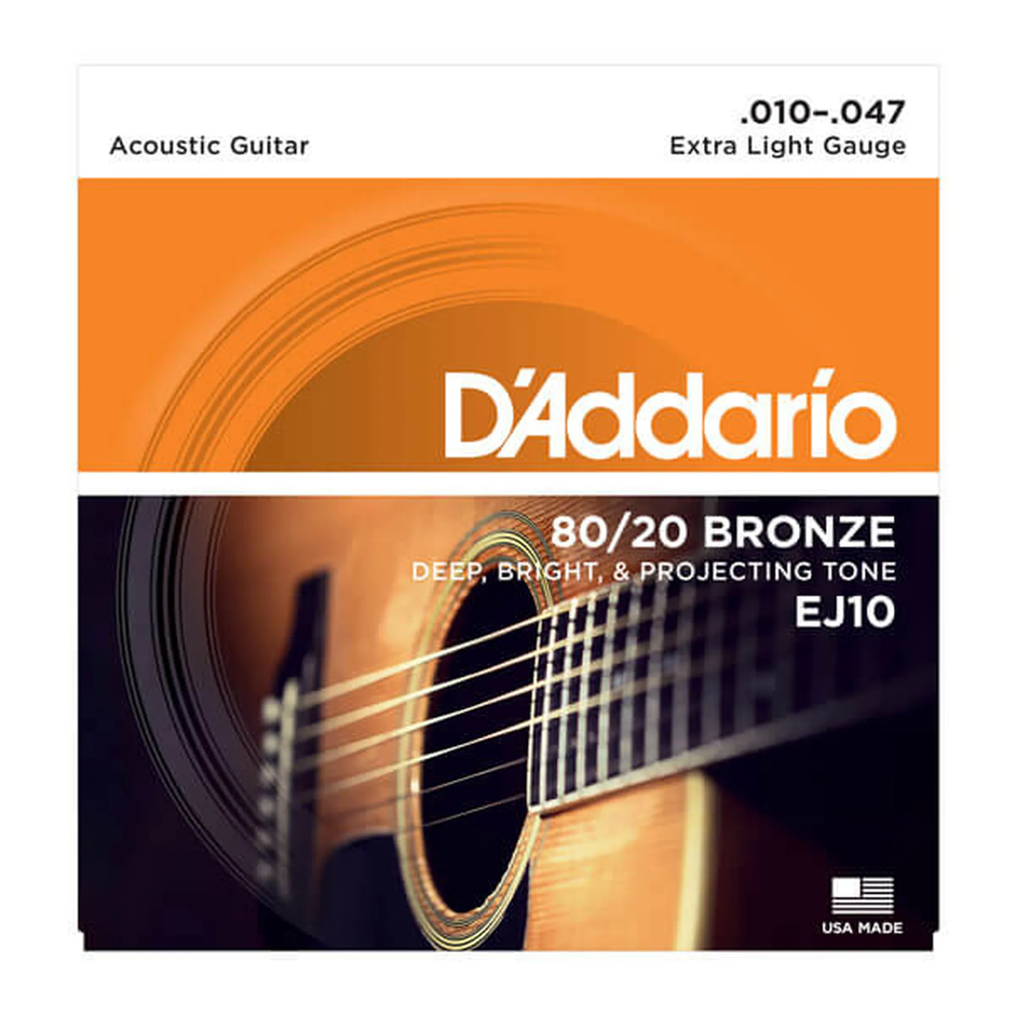 Vorderes Coverbild D´Addario EJ10 80/20 Bronze Extra Light