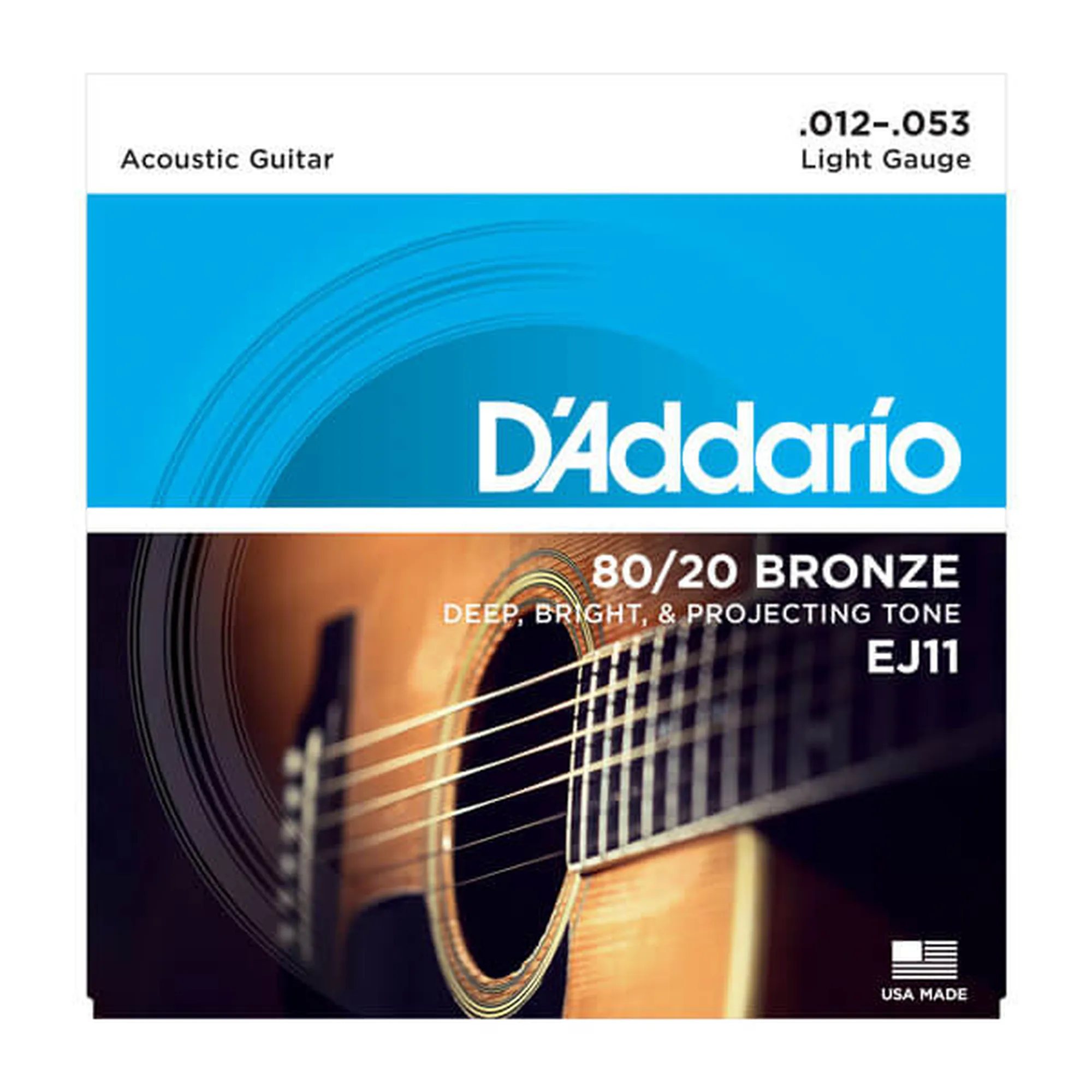 Vorderes Coverbild D´Addario EJ11 80/20 Bronze Light