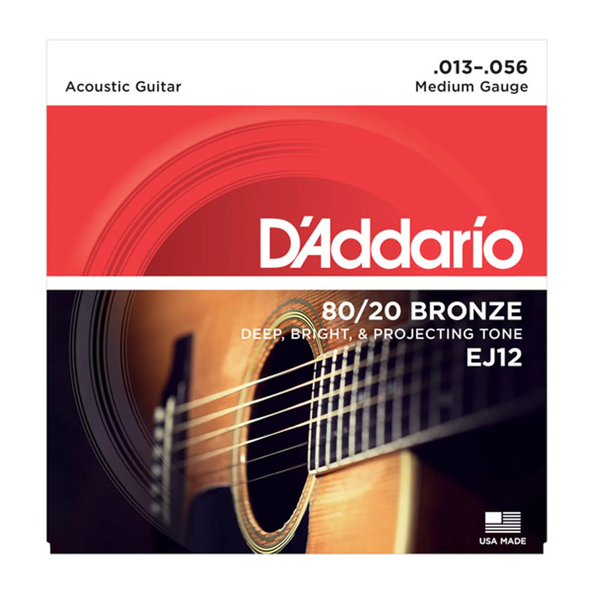 Vorderes Coverbild D´Addario EJ12 80/20 Bronze Medium