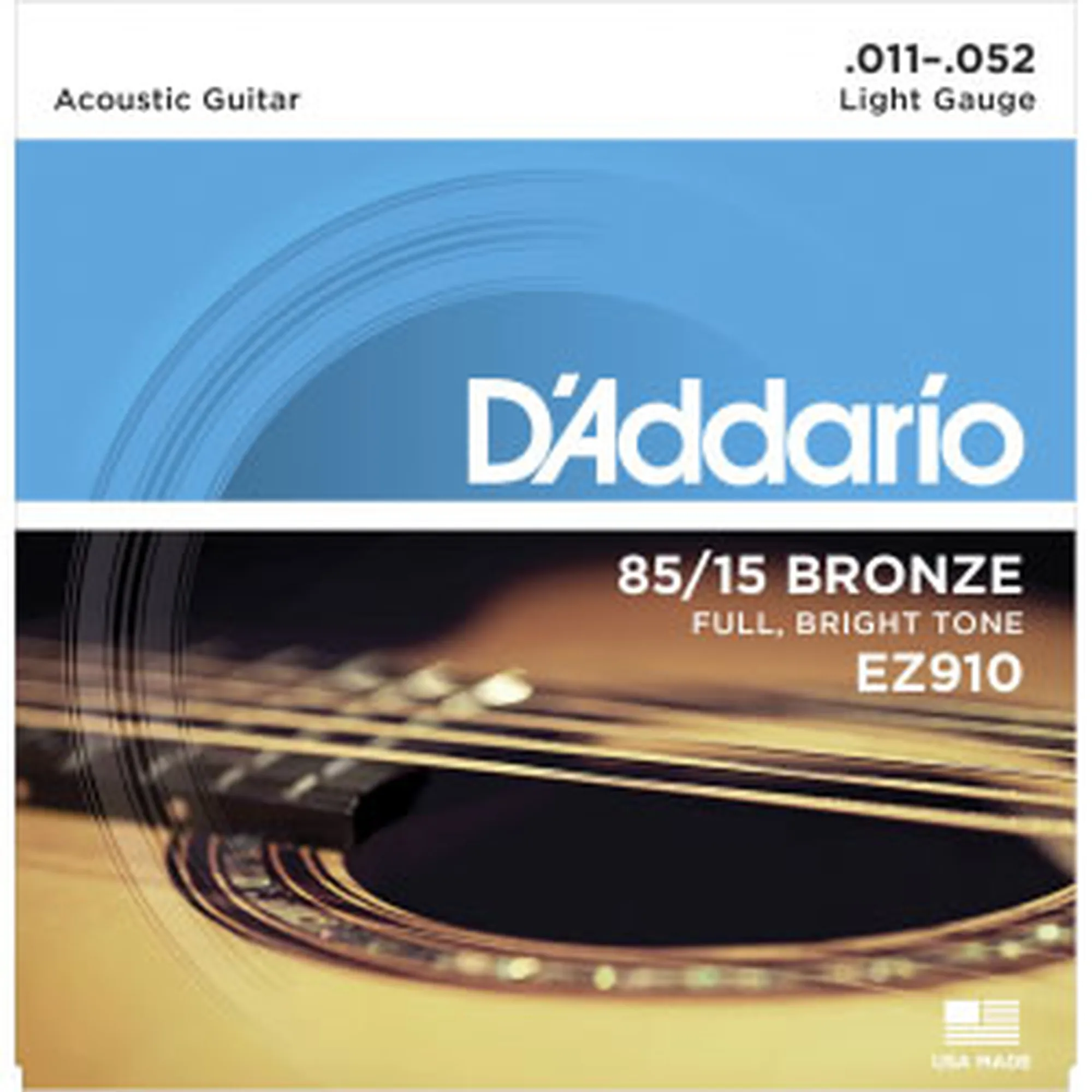 Vorderes Coverbild D´Addario EZ910 Great American Bronze Light