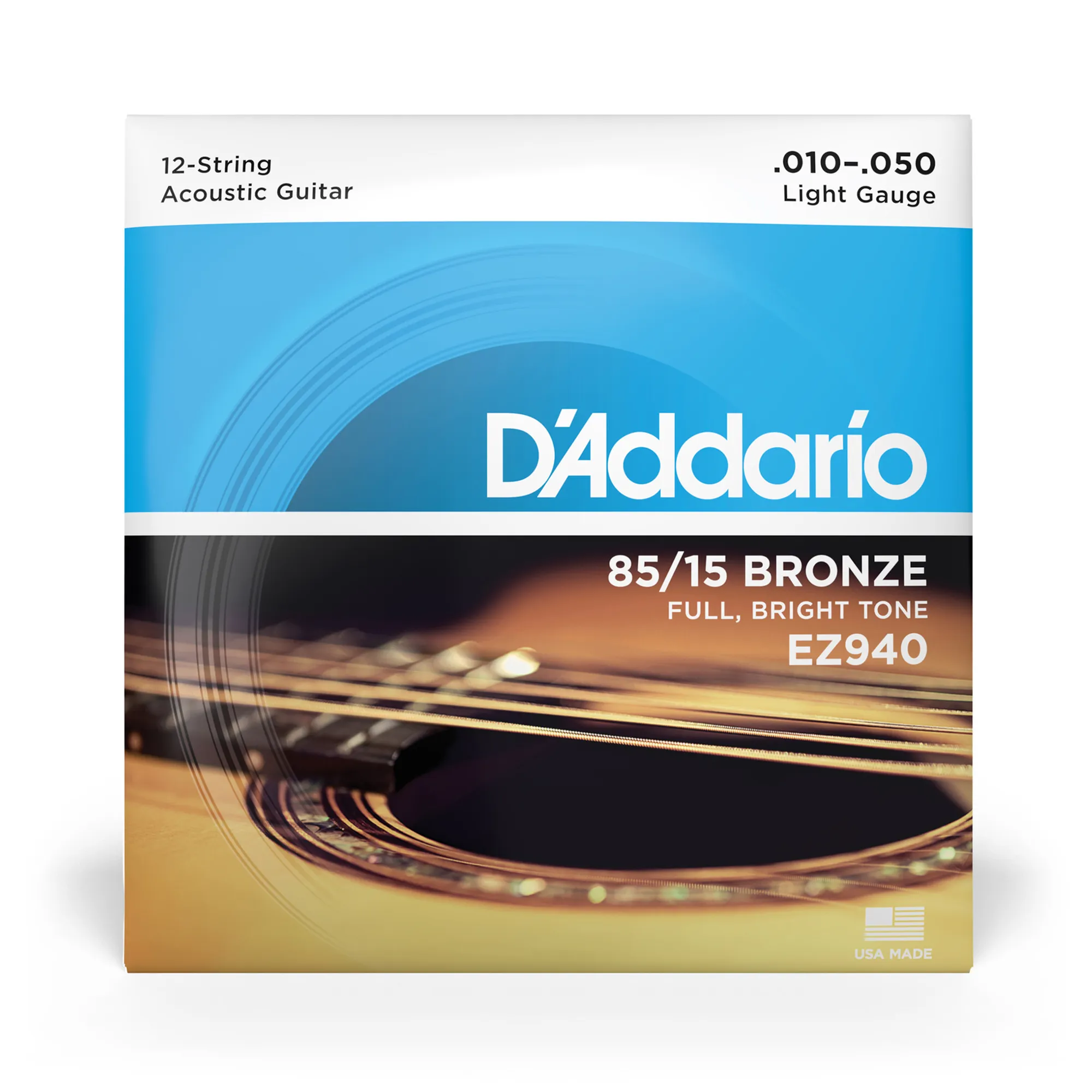 Vorderes Coverbild D´Addario EZ940 Great American Bronze 12-String/Light