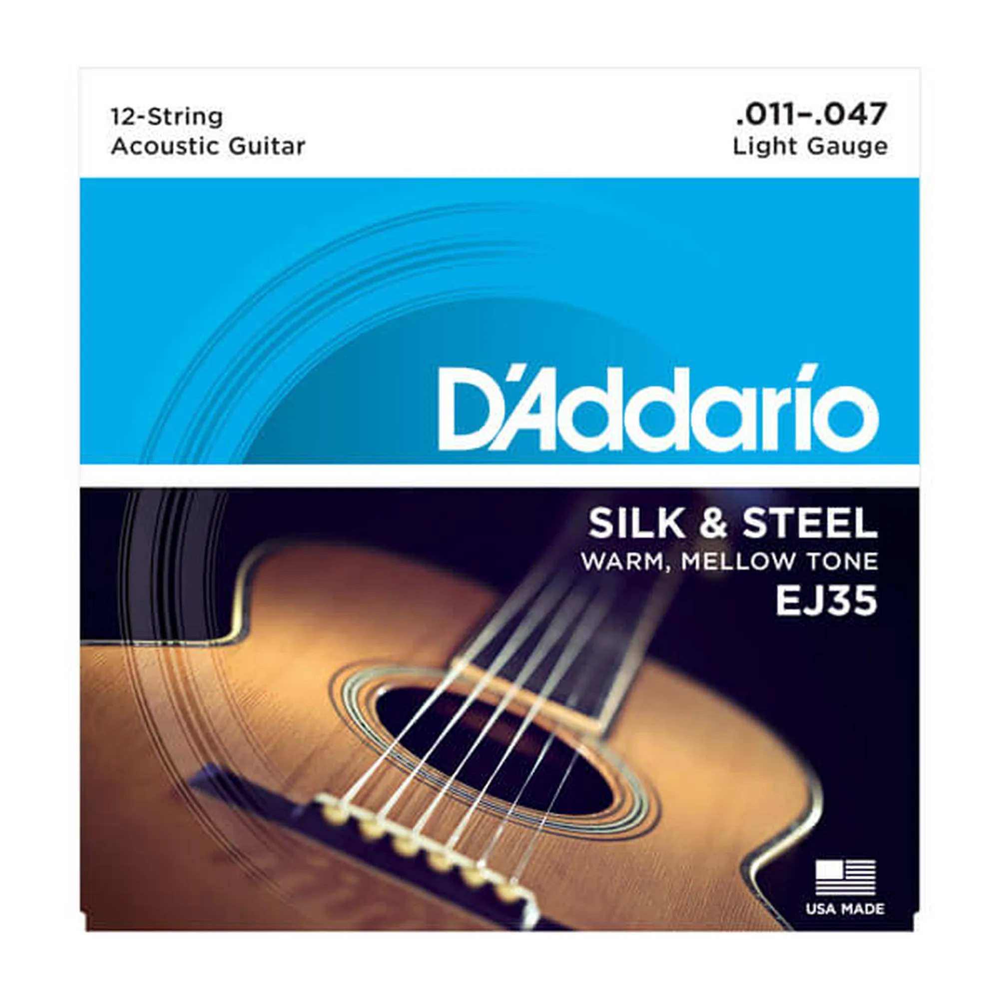 Vorderes Coverbild D´Addario EJ35 Silk & Steel 12-String