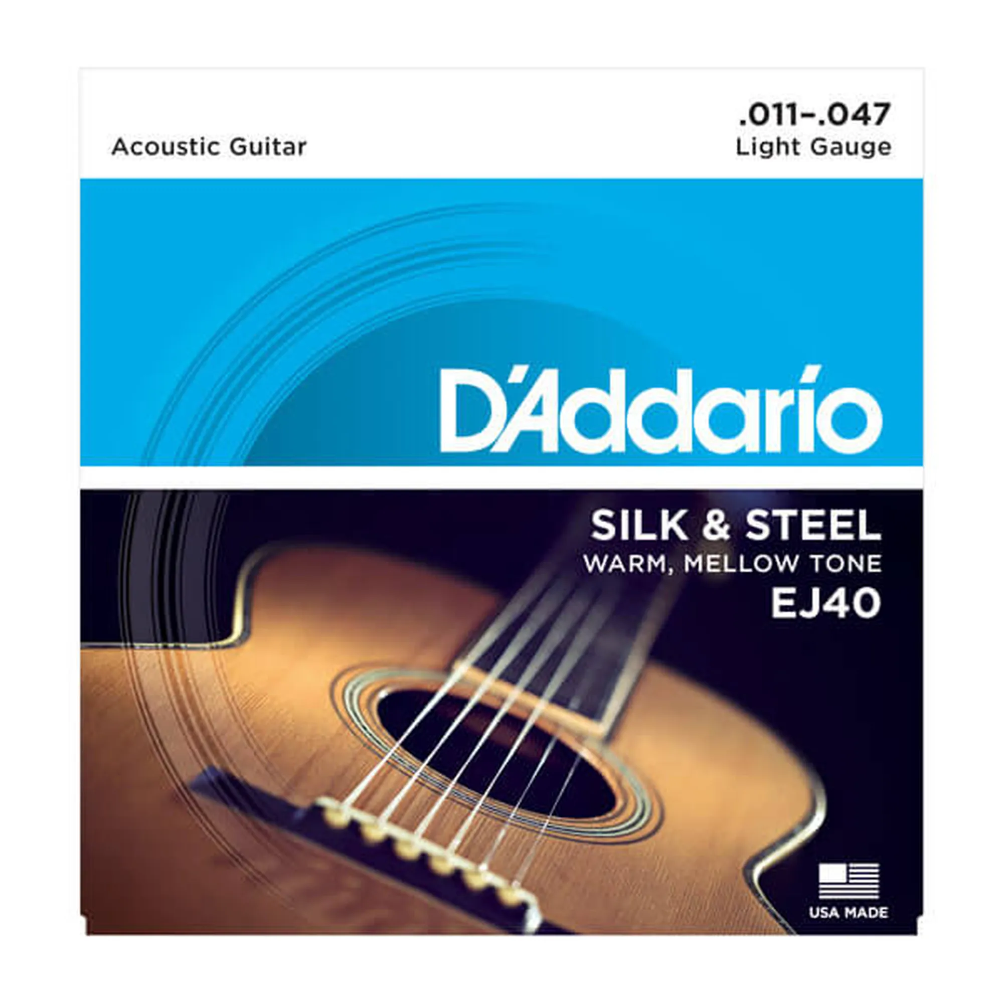 Vorderes Coverbild D´Addario EJ40 Silk & Steel 6-String