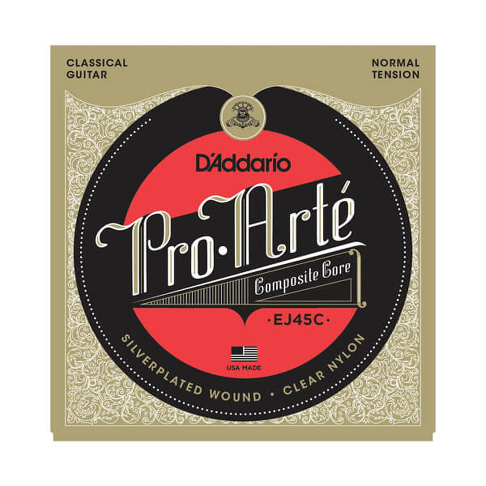 Vorderes Coverbild D´Addario EJ45C Long-Lasting Composite Normal