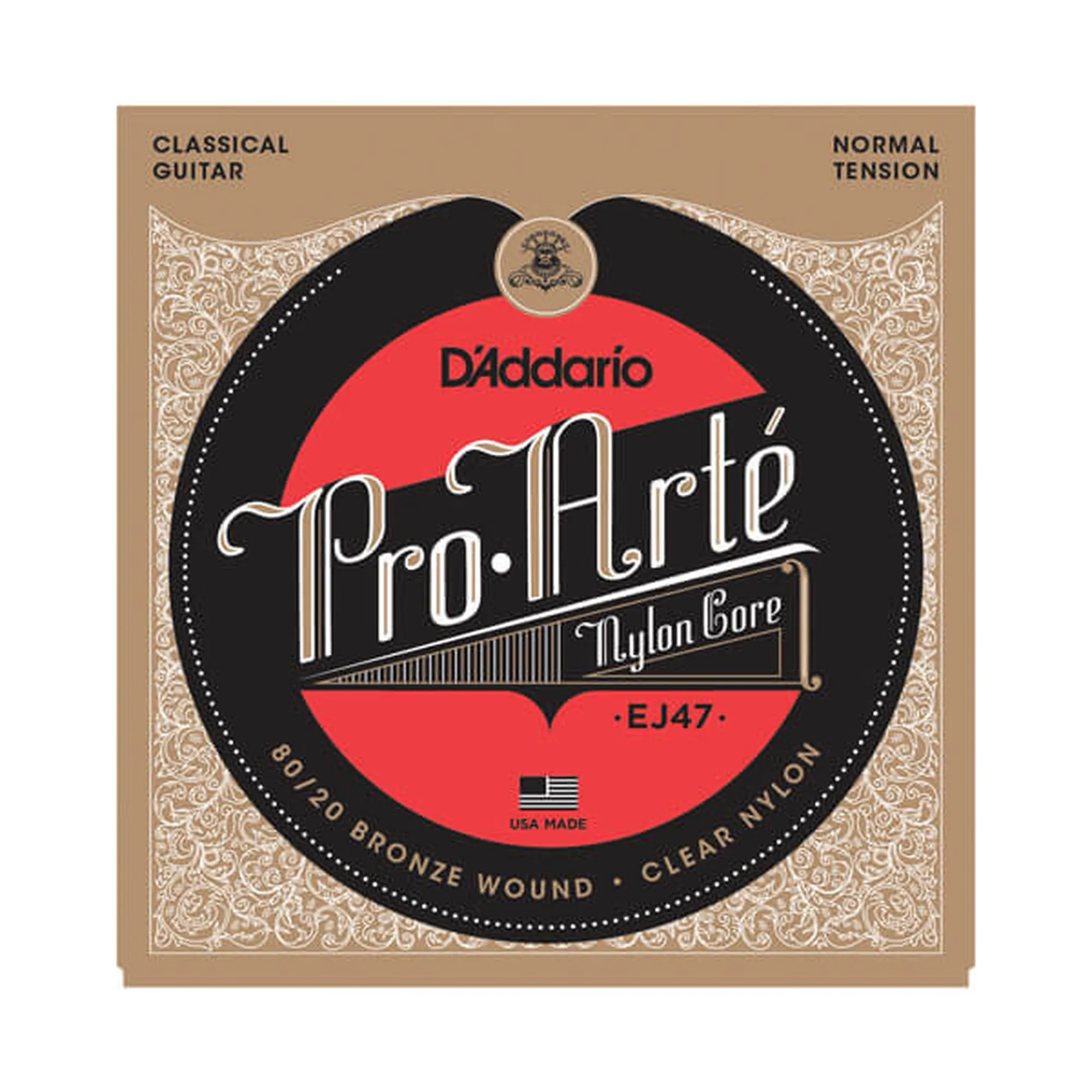 Vorderes Coverbild D´Addario EJ47 Pro Arte Bronze/Clear Normal