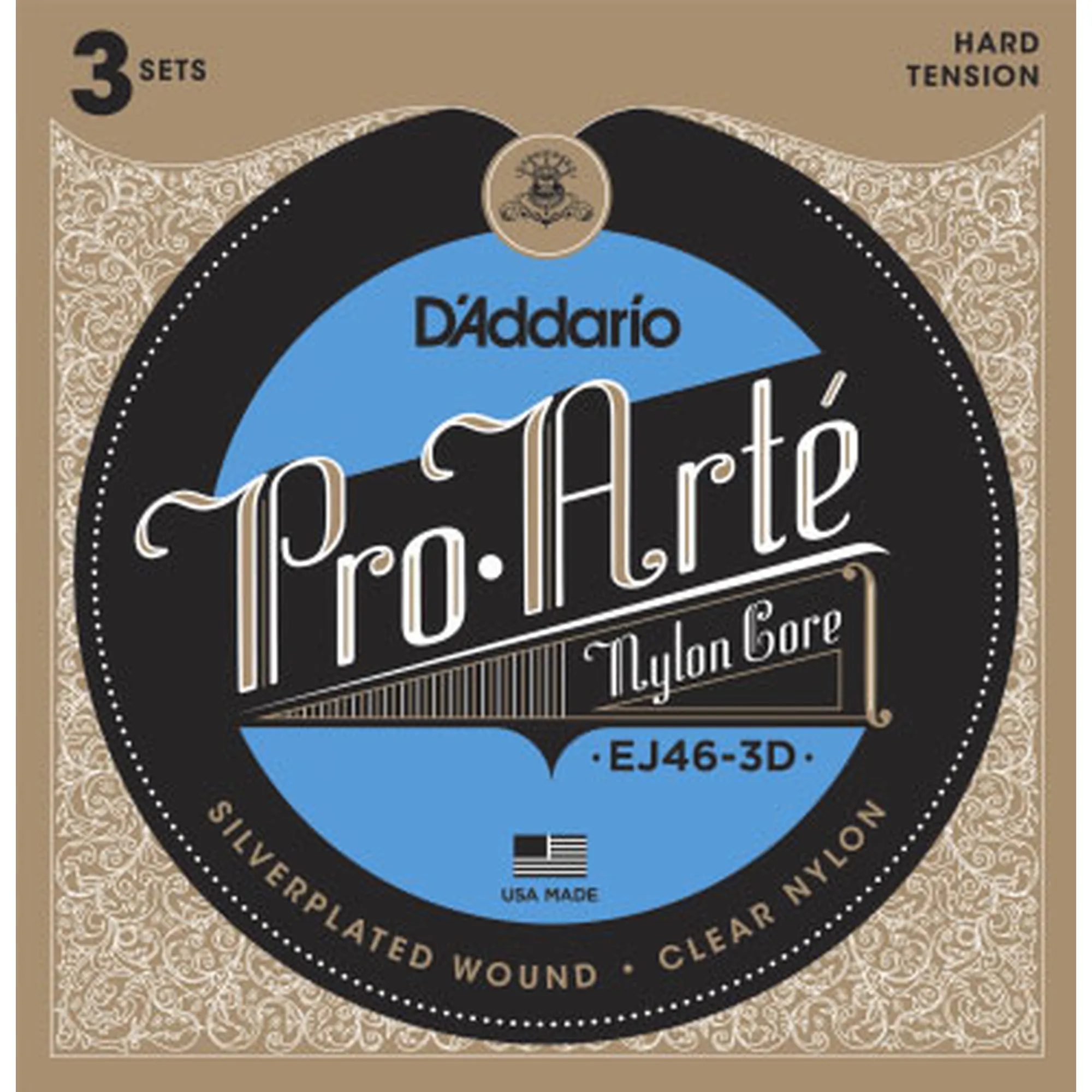 Vorderes Coverbild D´Addario EJ46-3D Pro Arte Classical Hard