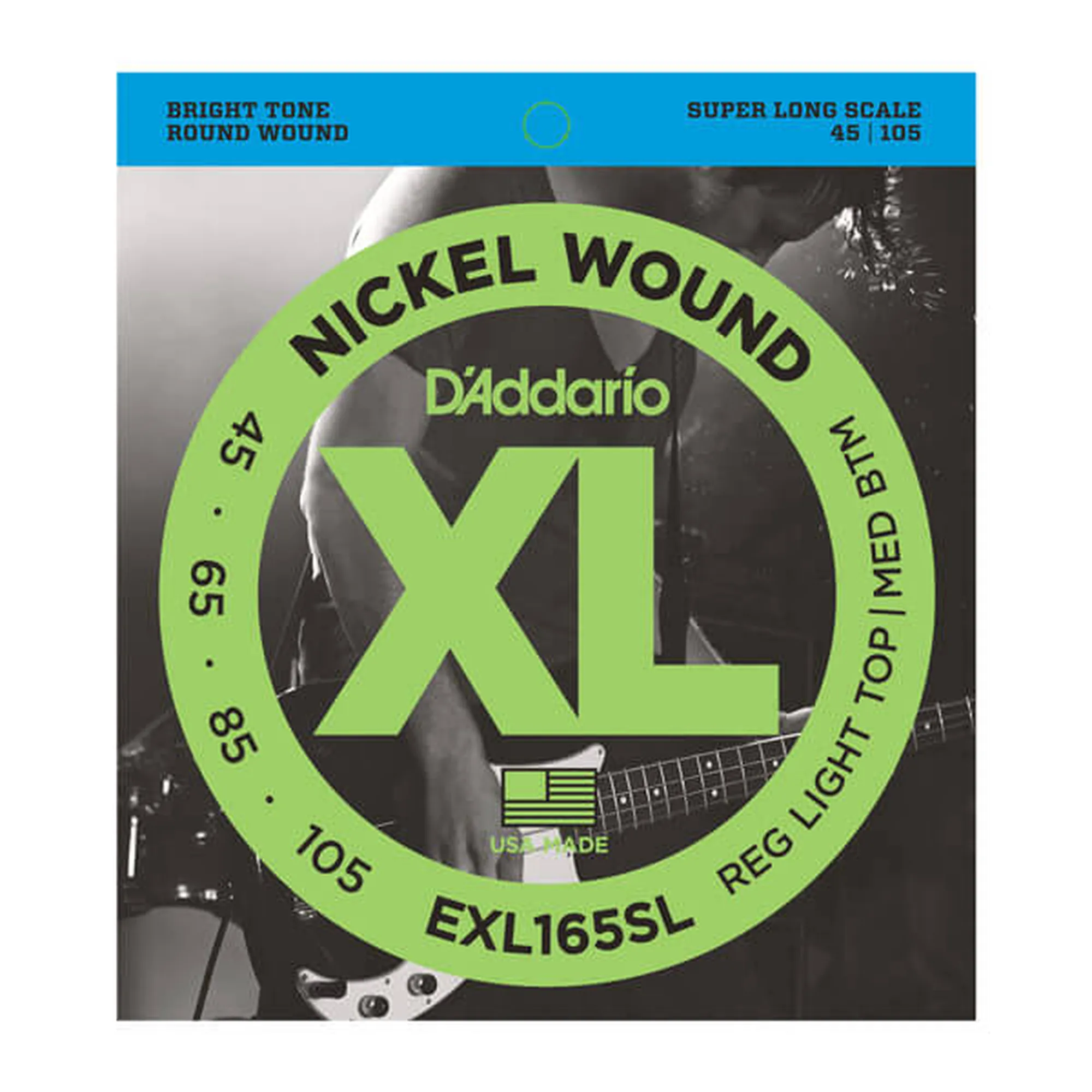 Vorderes Coverbild D´Addario EXL165SL Super Long Scale/Light-Medium