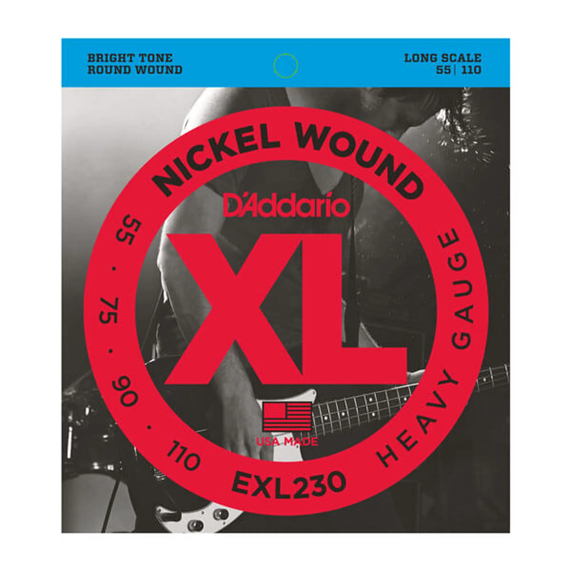 Vorderes Coverbild D´Addario EXL230 Long Scale/Heavy