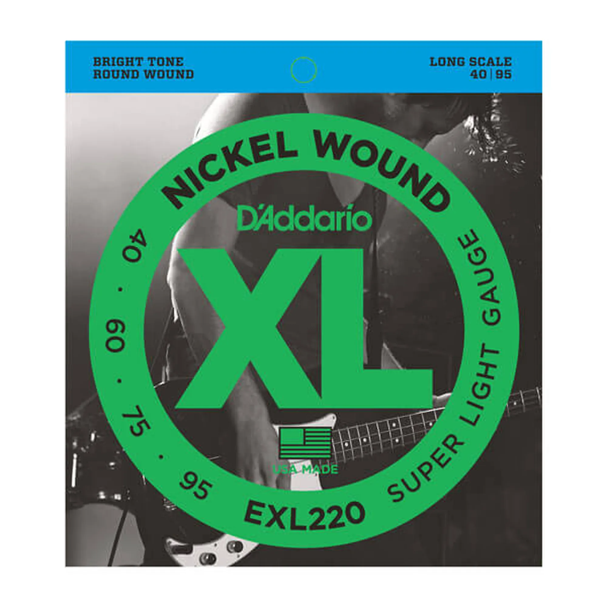 Vorderes Coverbild D´Addario EXL220 Long Scale/Super Light