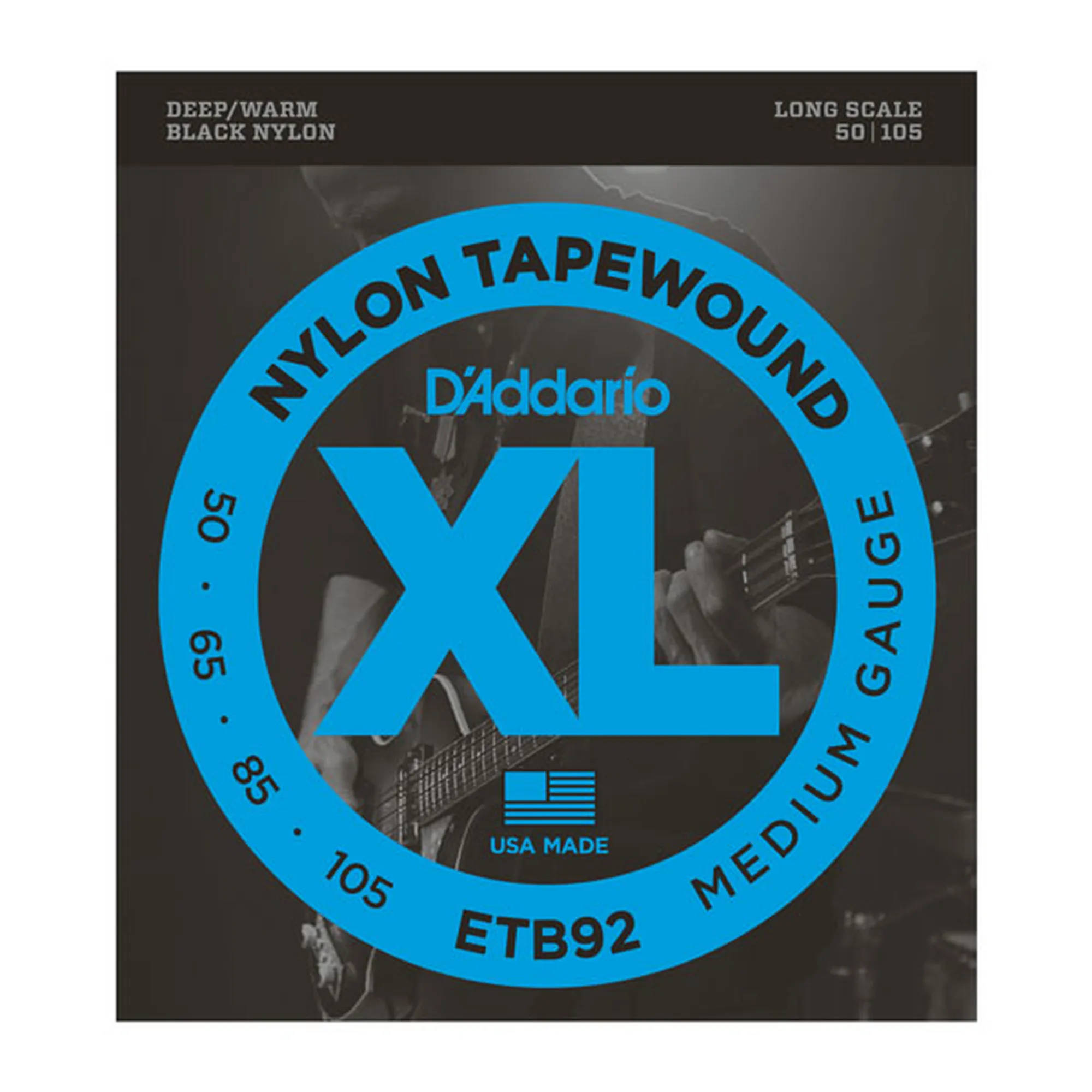 Vorderes Coverbild D´Addario ETB92 Tapewound Long Scale/Medium