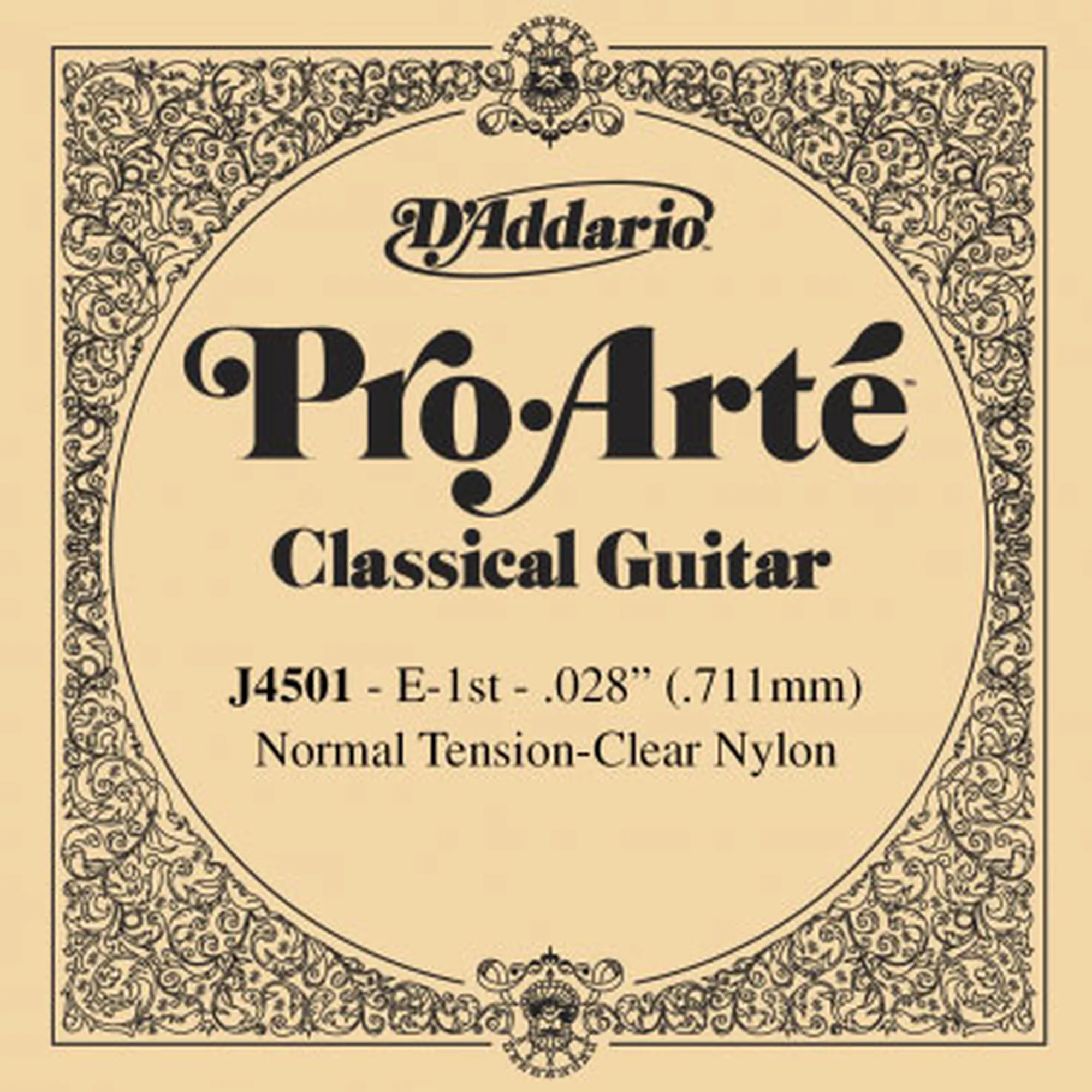Vorderes Coverbild D´Addario J4501 E1 Pro Arte Classical Normal