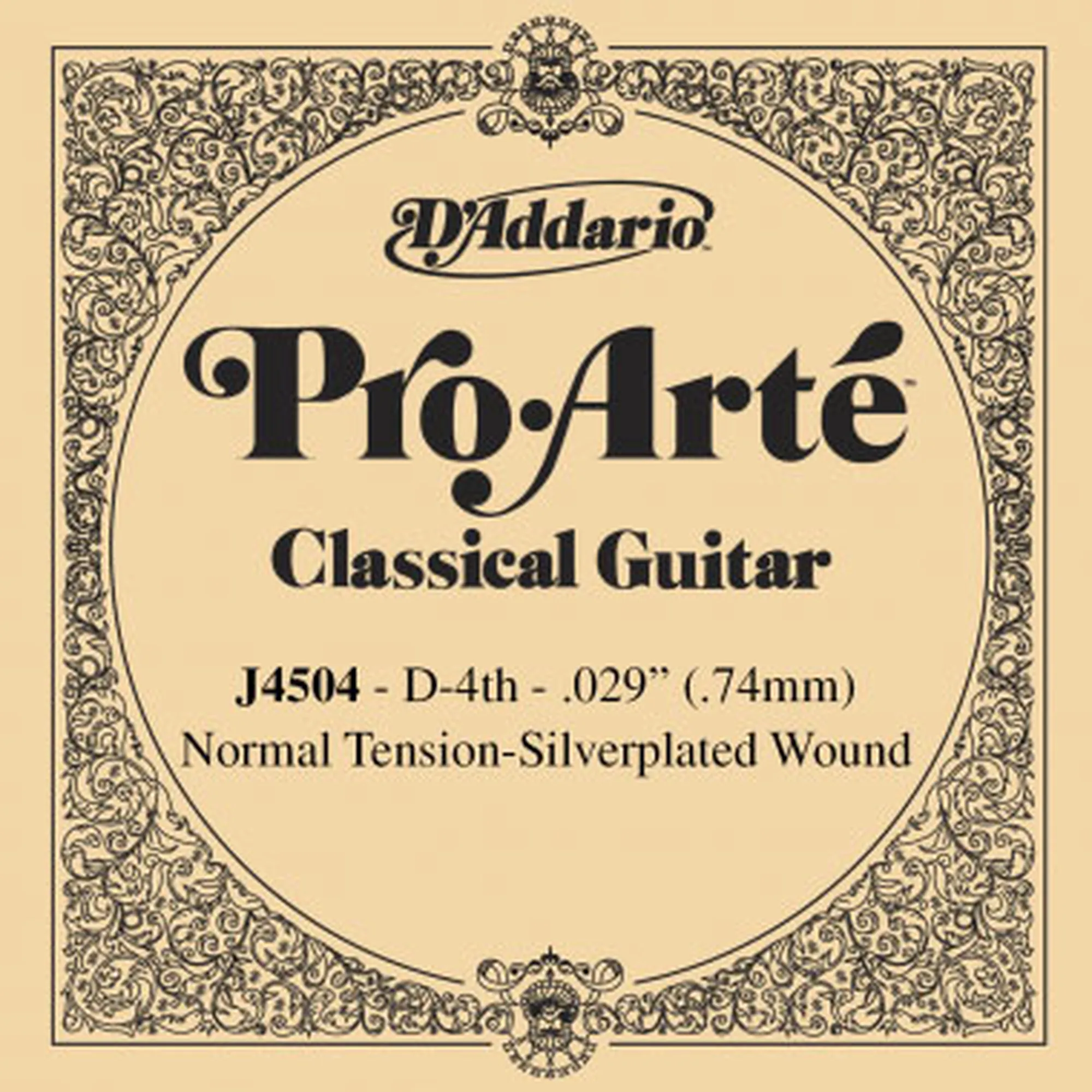 Vorderes Coverbild D´Addario J4504 D4 Pro Arte Classical Normal