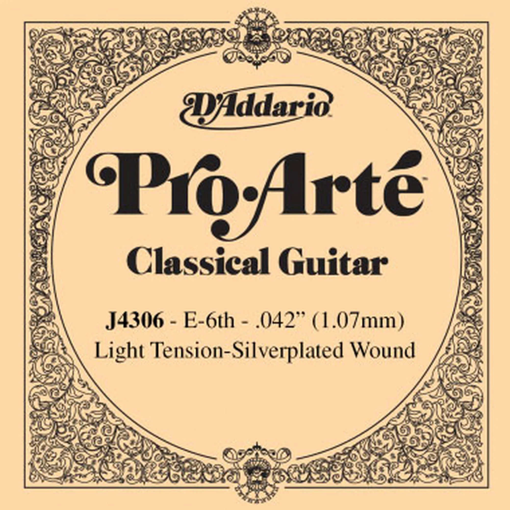 Vorderes Coverbild D´Addario J4306 E6 Pro Arte Classical Light
