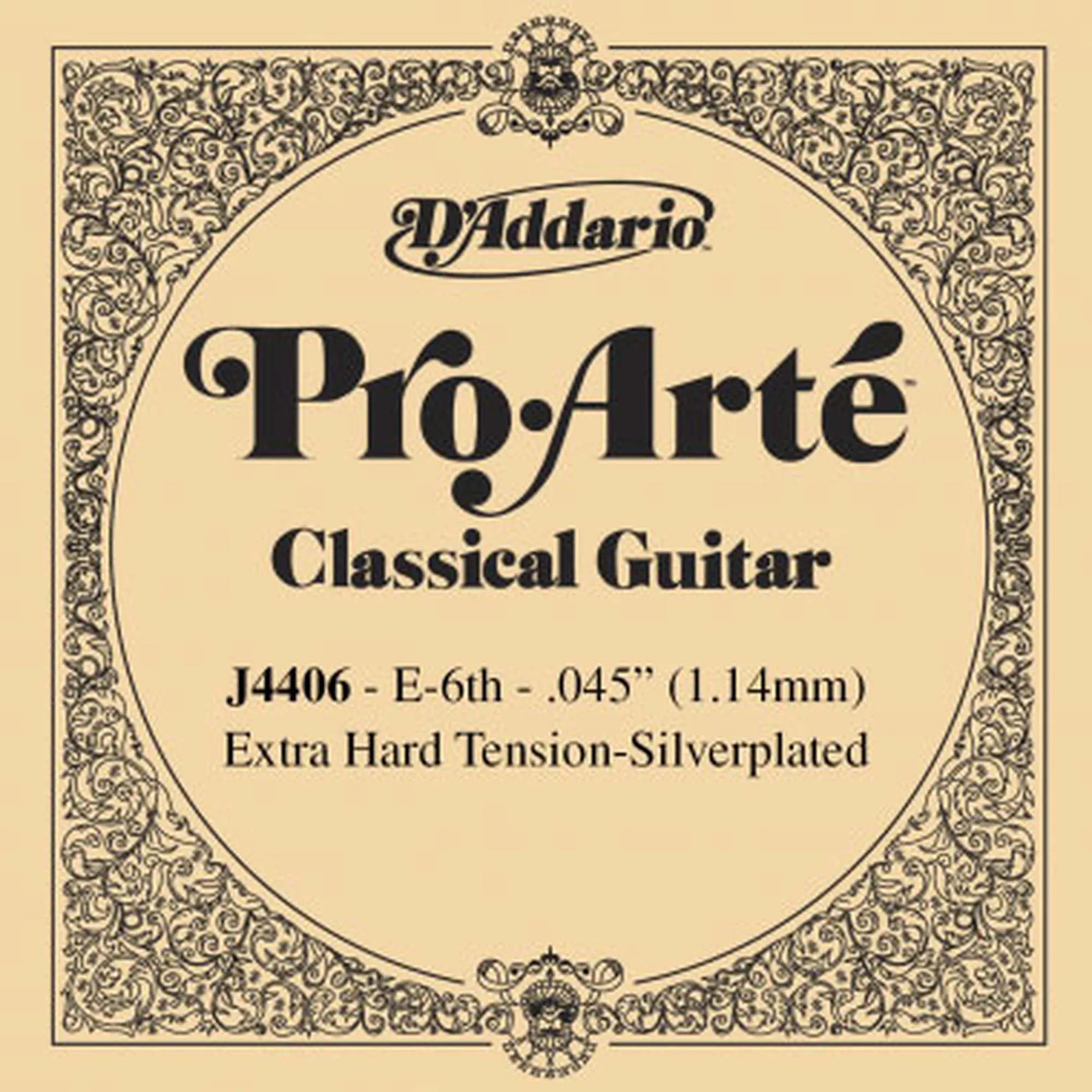 Vorderes Coverbild D´Addario J4406 E6 Pro Arte Classical Extra Hard