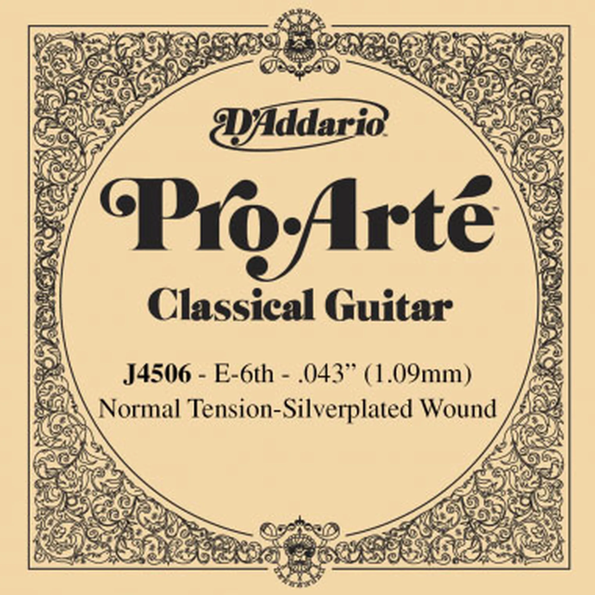 Vorderes Coverbild D´Addario J4506 E6 Pro Arte Classical Normal