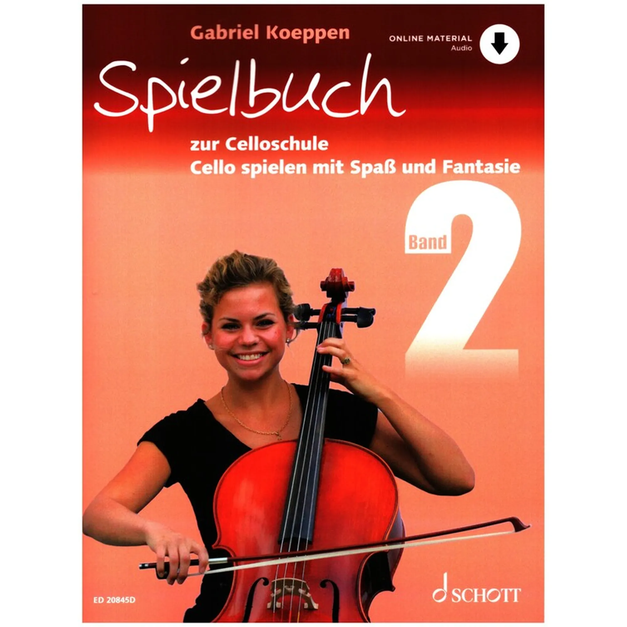 Vorderes Coverbild Spielbuch zur Celloschule 2