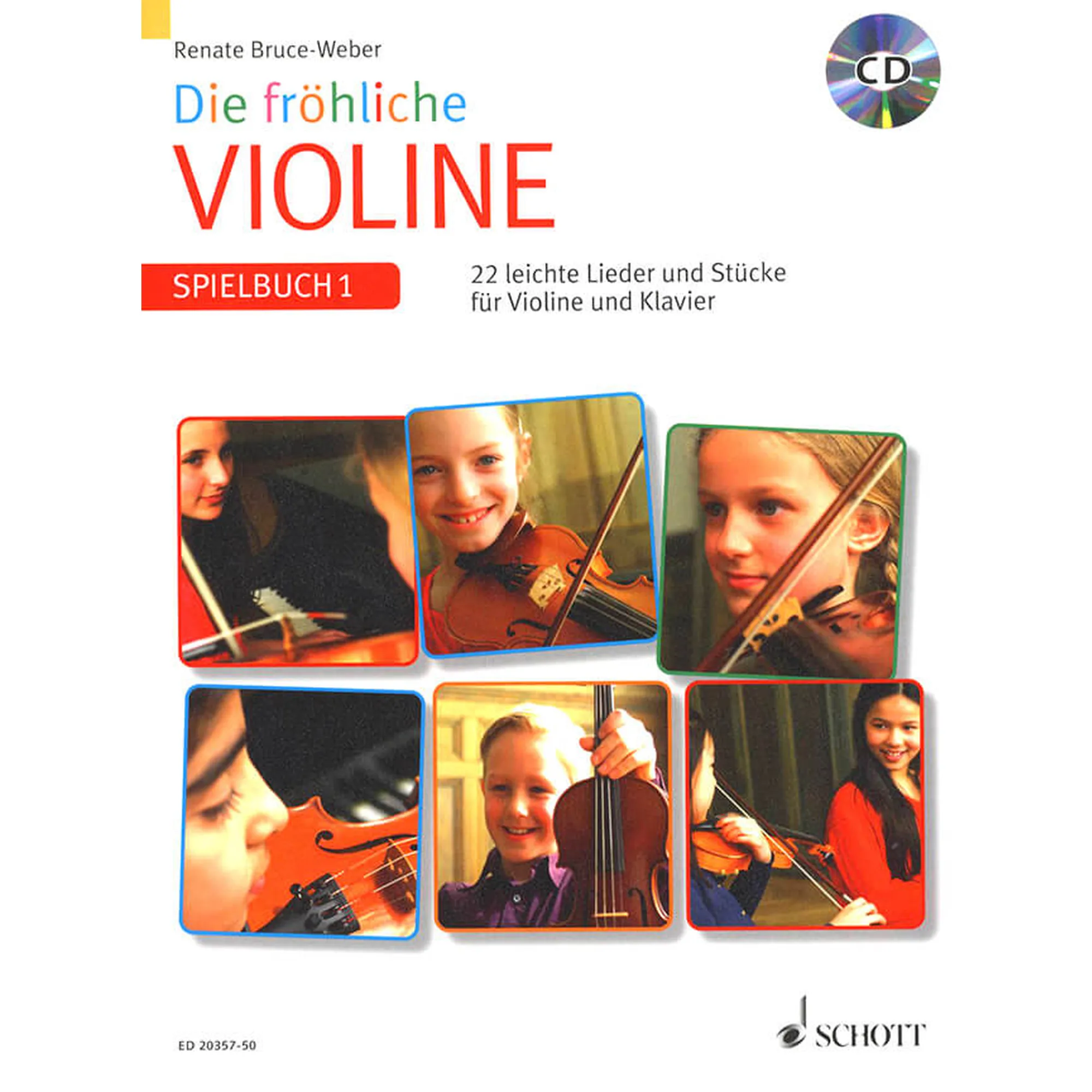 Vorderes Coverbild Die fröhliche Violine - Spielbuch 1