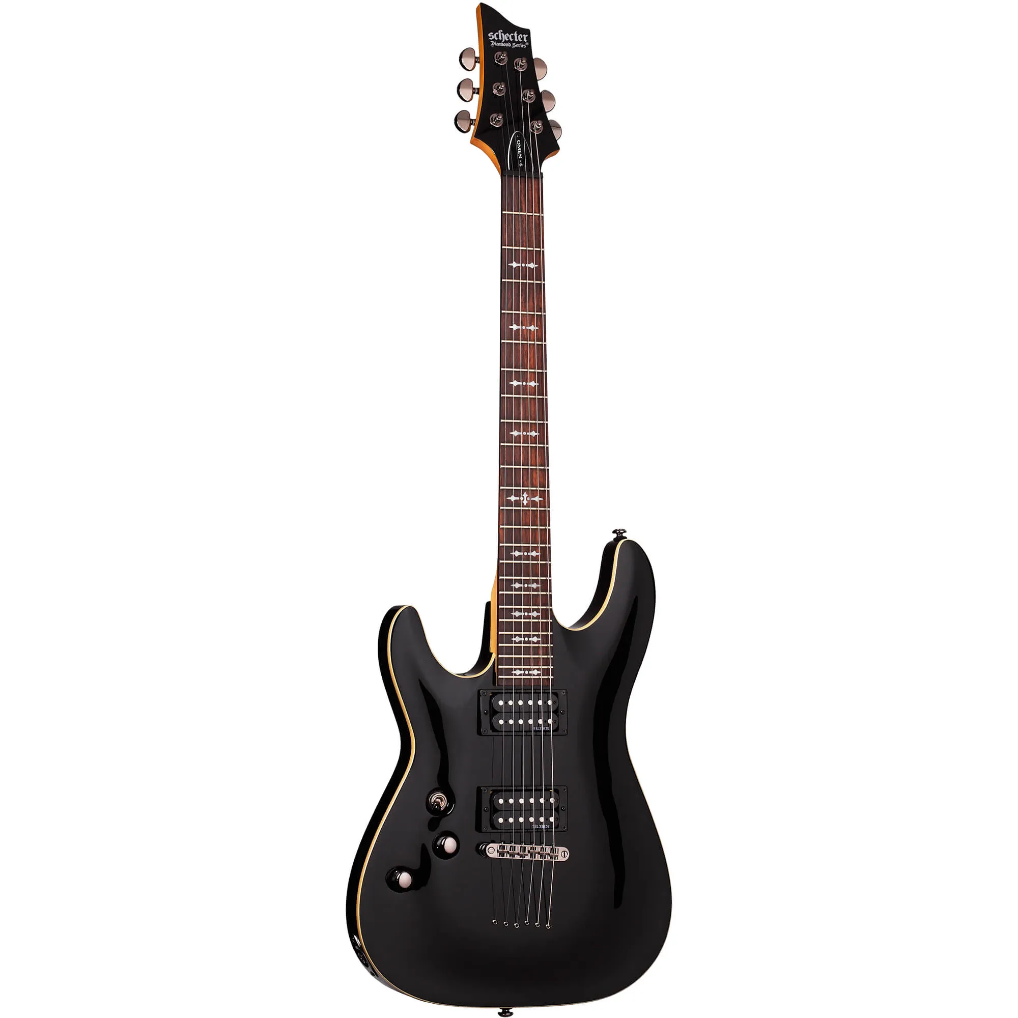 Vorderes Coverbild Schecter Omen 6 LH - BK