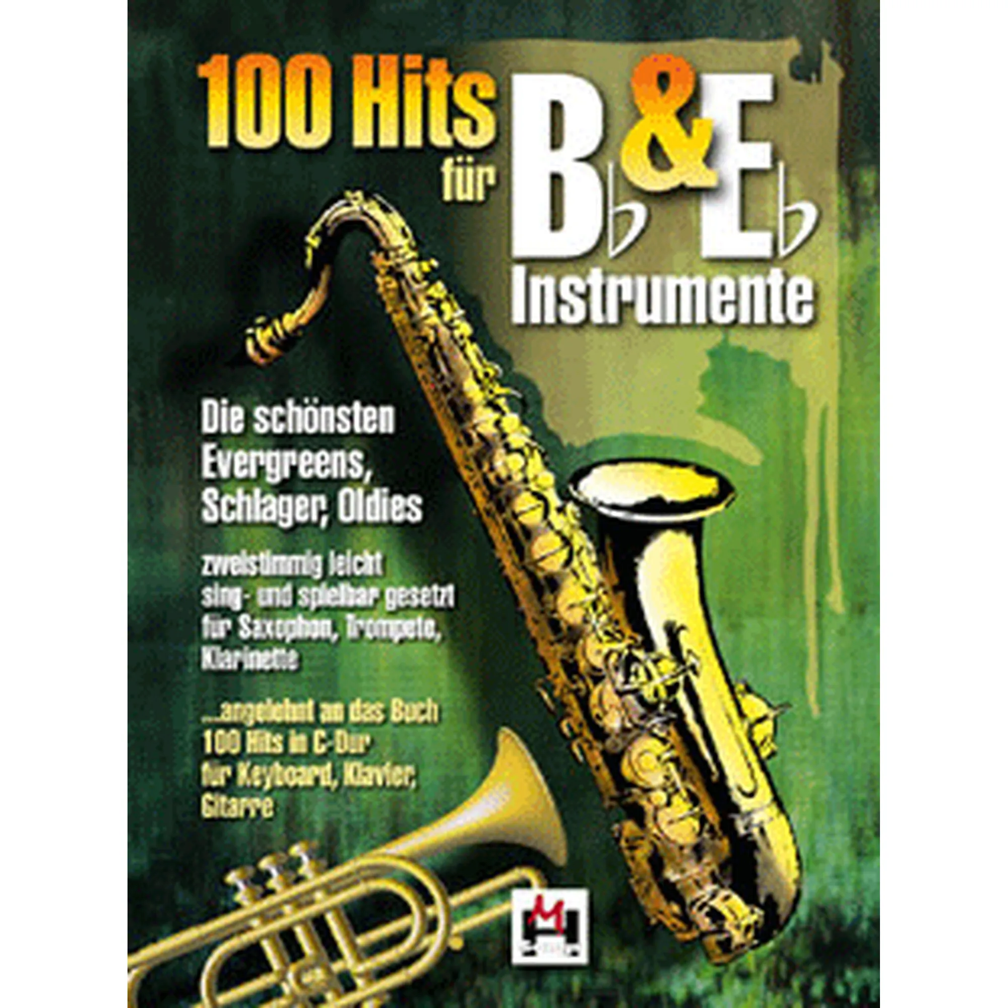 Vorderes Coverbild 100 Hits für B- und Es-Instrumente