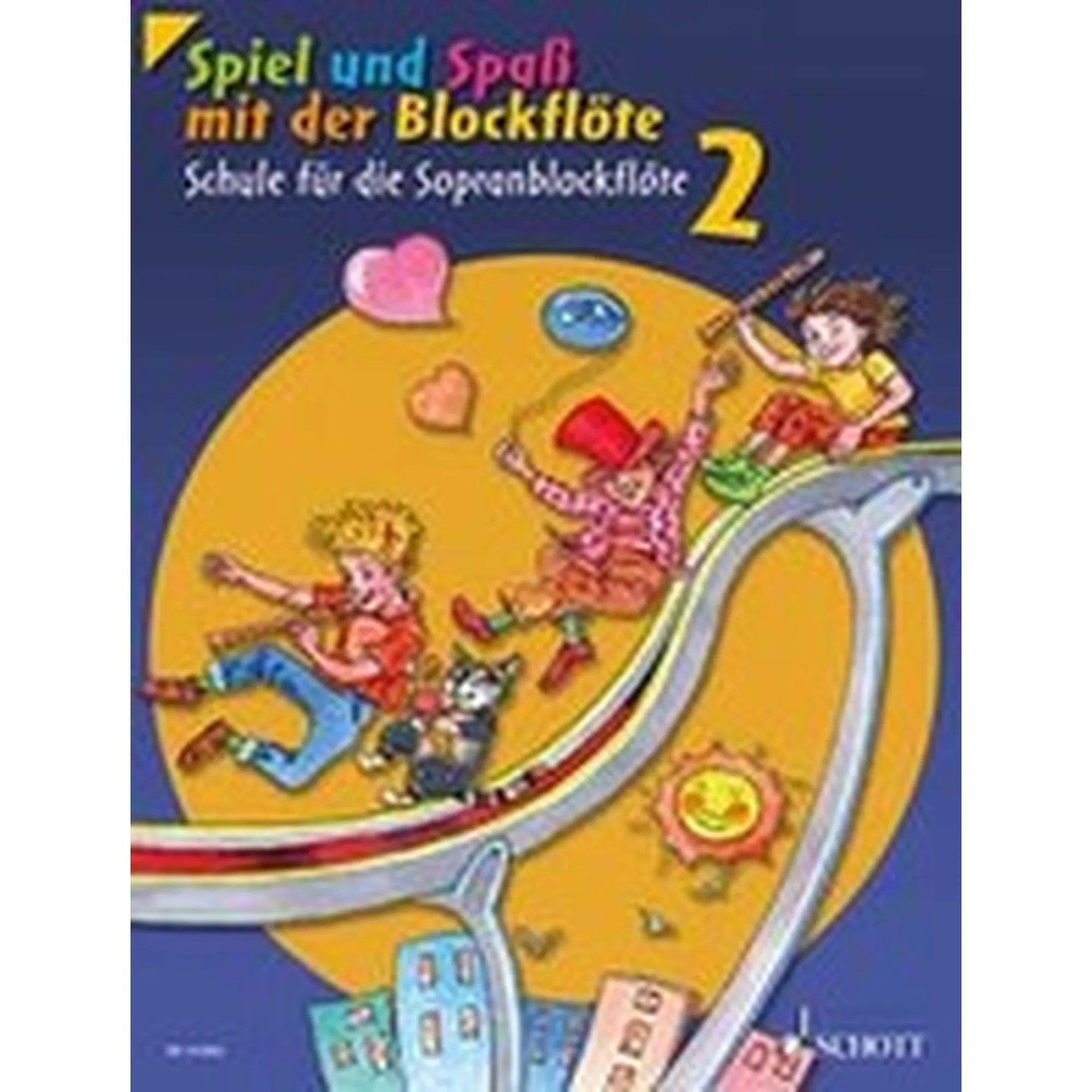 Vorderes Coverbild Spiel und Spaß mit der Blockflöte 2