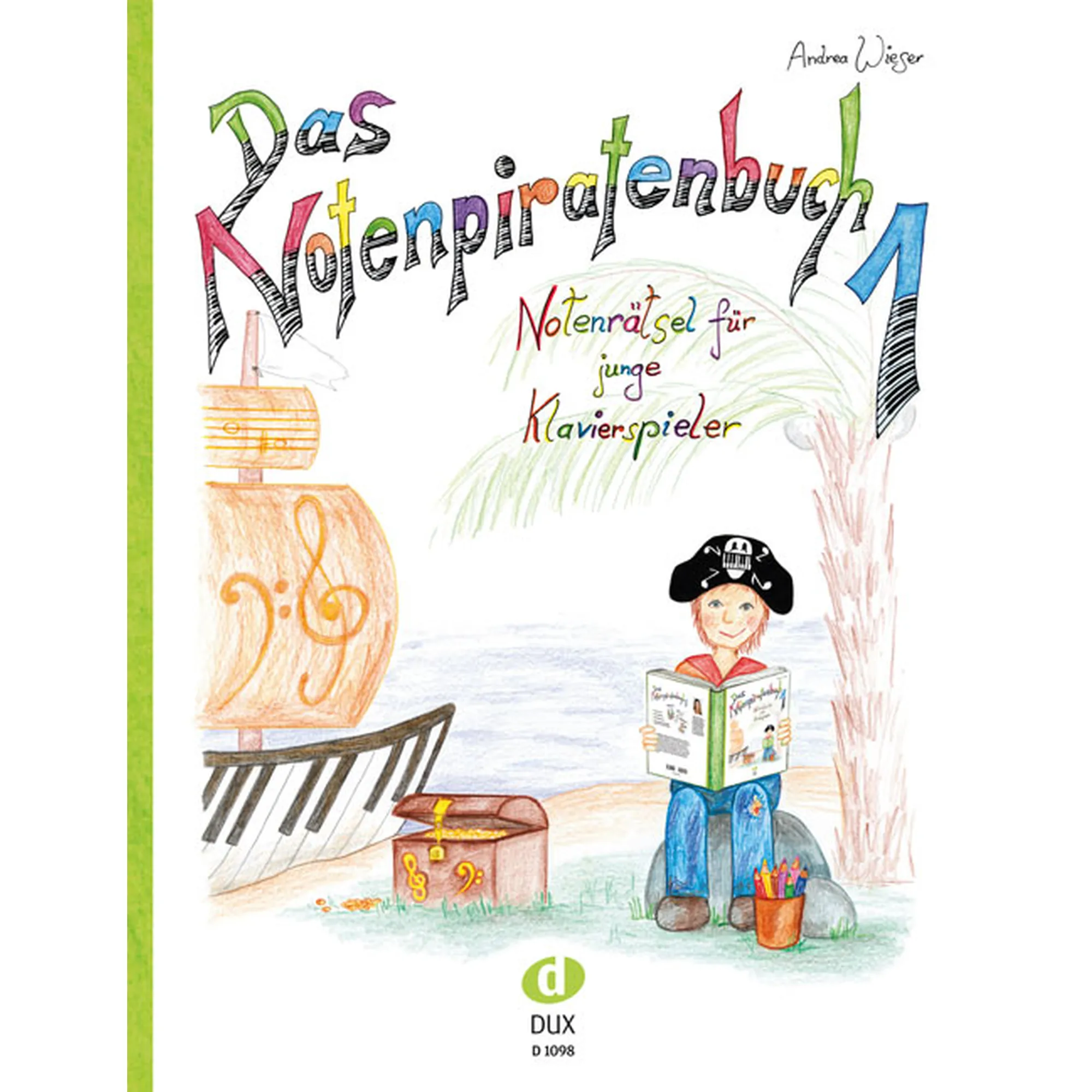 Vorderes Coverbild Das Notenpiratenbuch 1