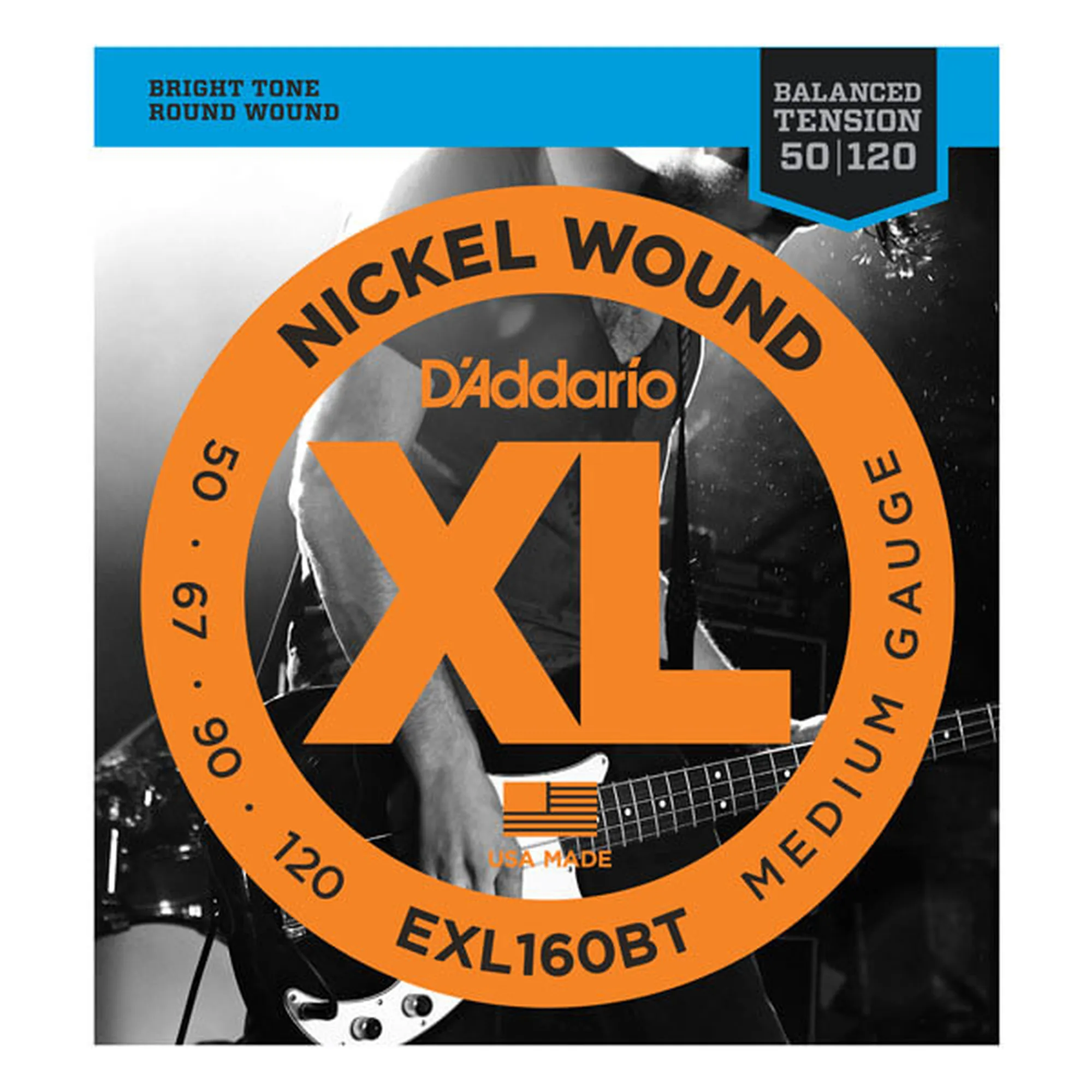 Vorderes Coverbild D´Addario EXL160BT Balanced Long Scale/Medium