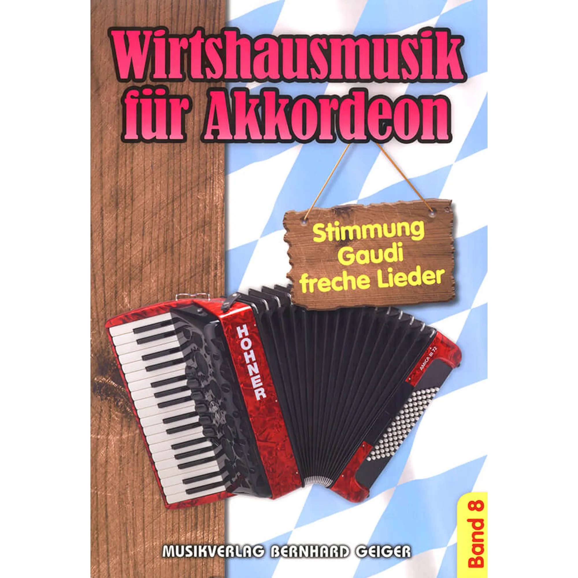 Vorderes Coverbild Wirtshausmusik Für Akkordeon 8