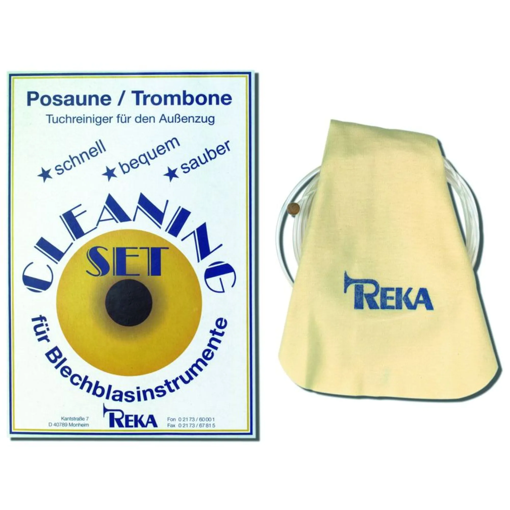 Vorderes Coverbild Reka Posaune Außenzugreiniger