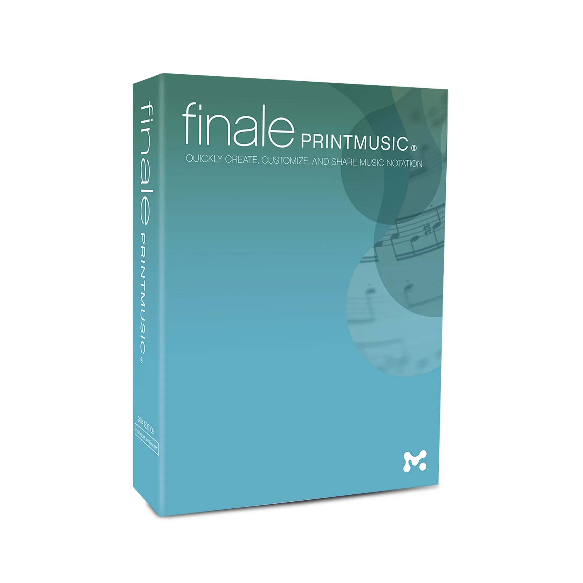Vorderes Coverbild Makemusic Finale Printmusic 2014 Deutsch