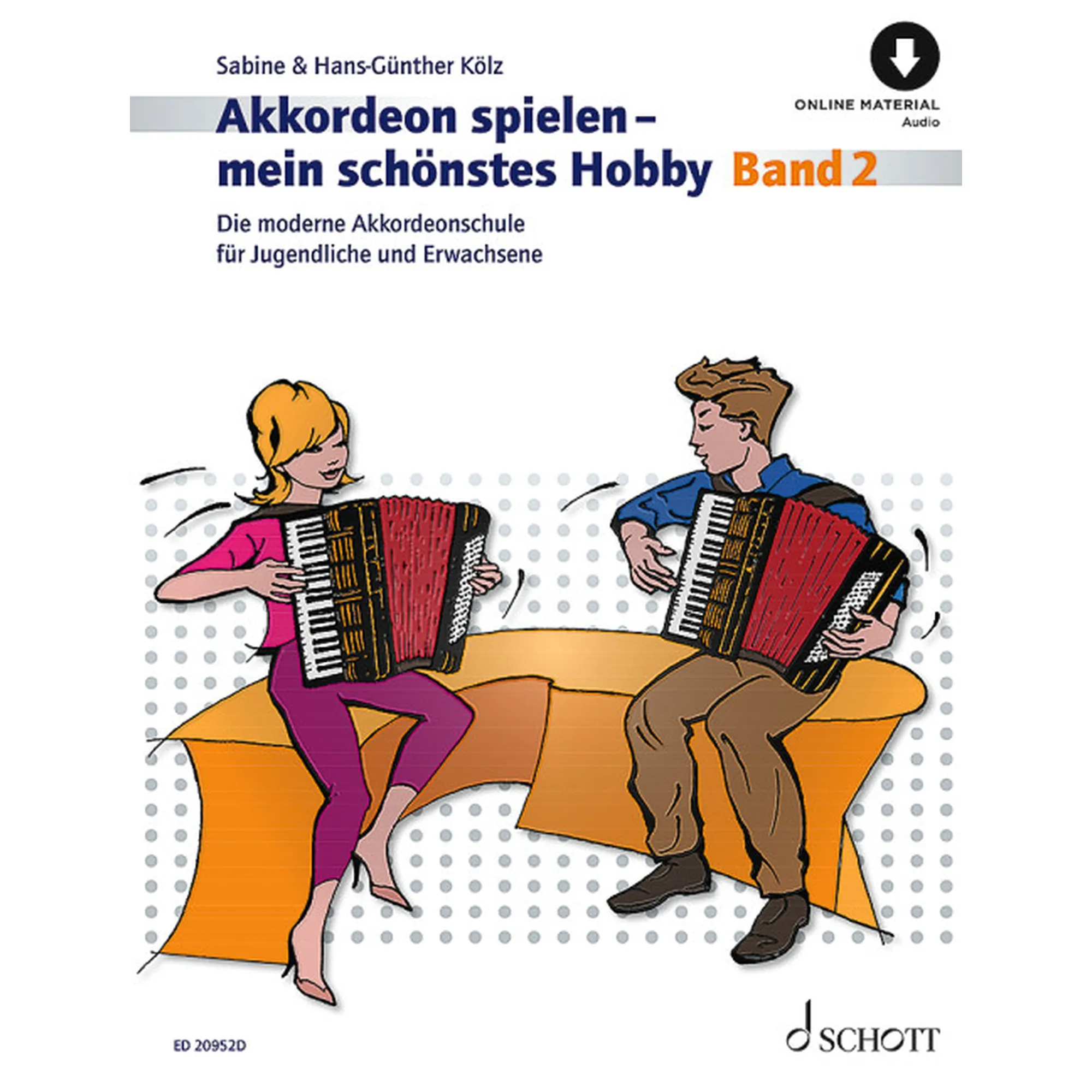 Vorderes Coverbild Akkordeon spielen - Mein schönstes Hobby 2