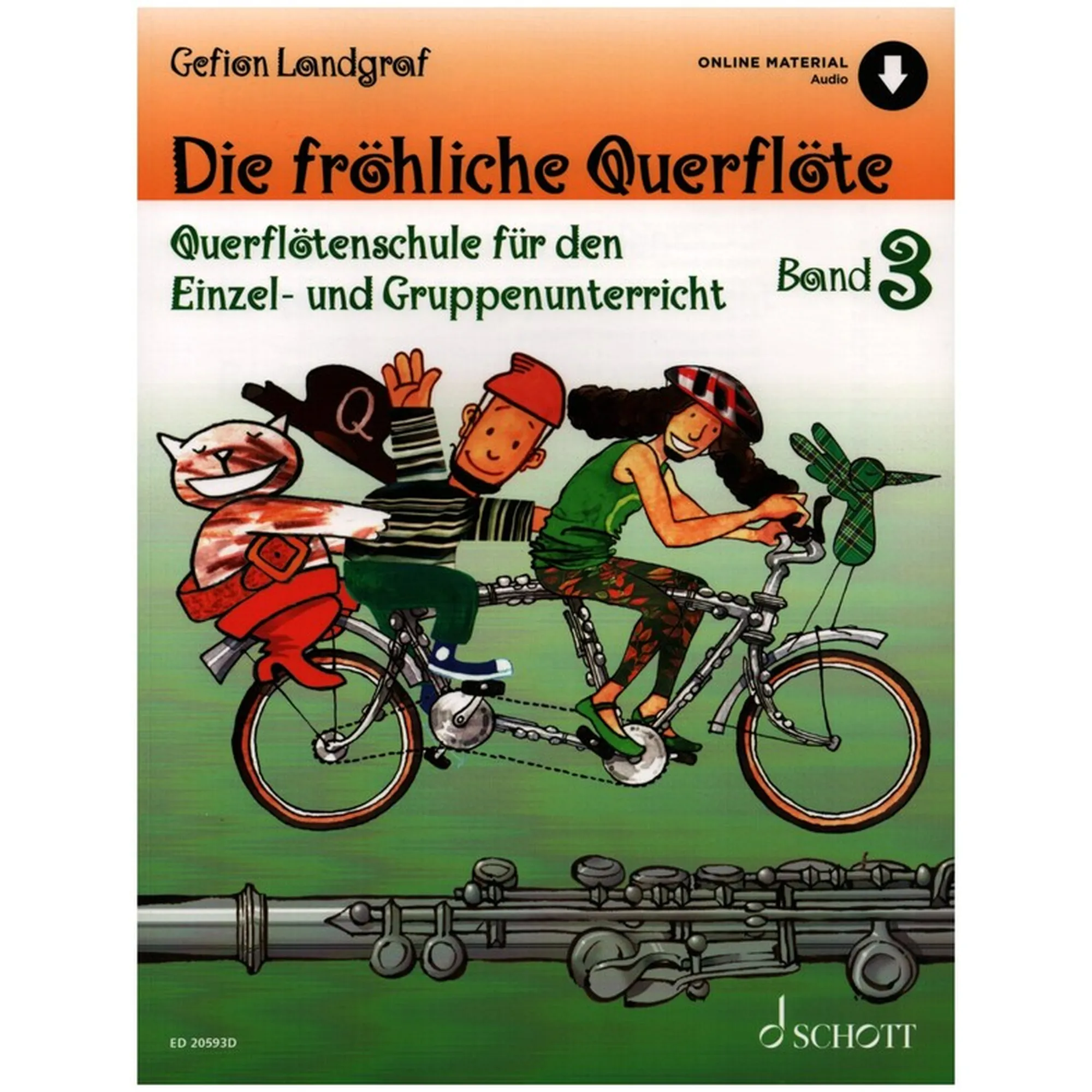 Vorderes Coverbild Die fröhliche Querflöte 3