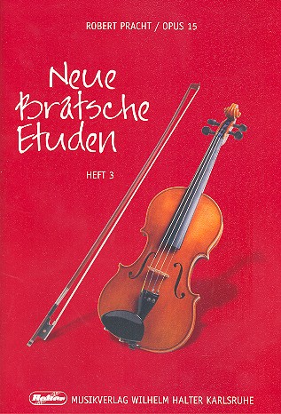 Vorderes Coverbild Neue Bratsche-Etüden op.15 Band 3