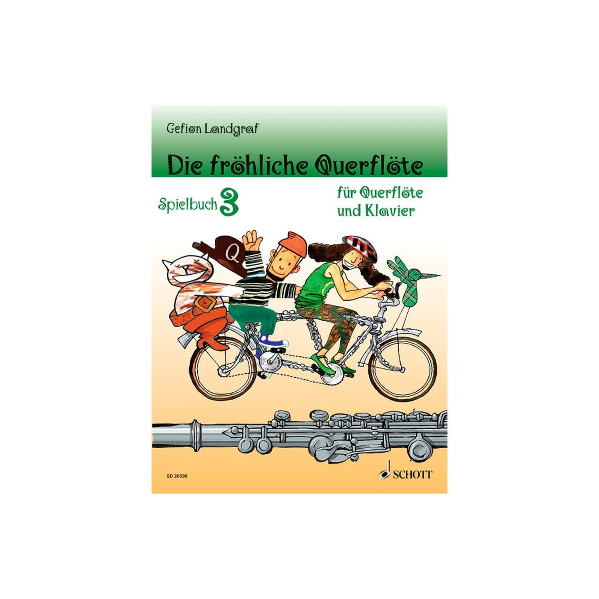 Vorderes Coverbild Die Fröhliche Querflöte - Spielbuch 3