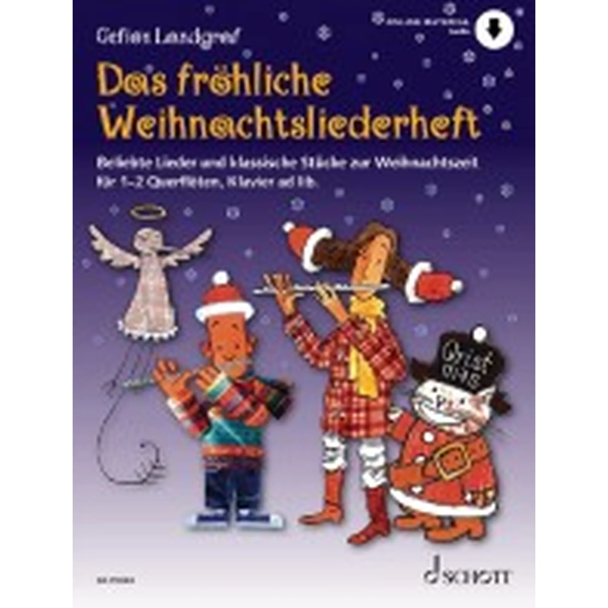 Vorderes Coverbild Das fröhliche Weihnachtsliederheft