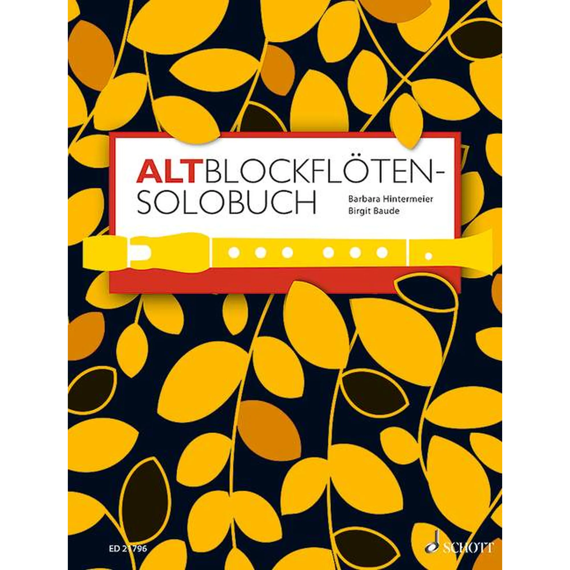 Vorderes Coverbild Altblockflöten-Solobuch