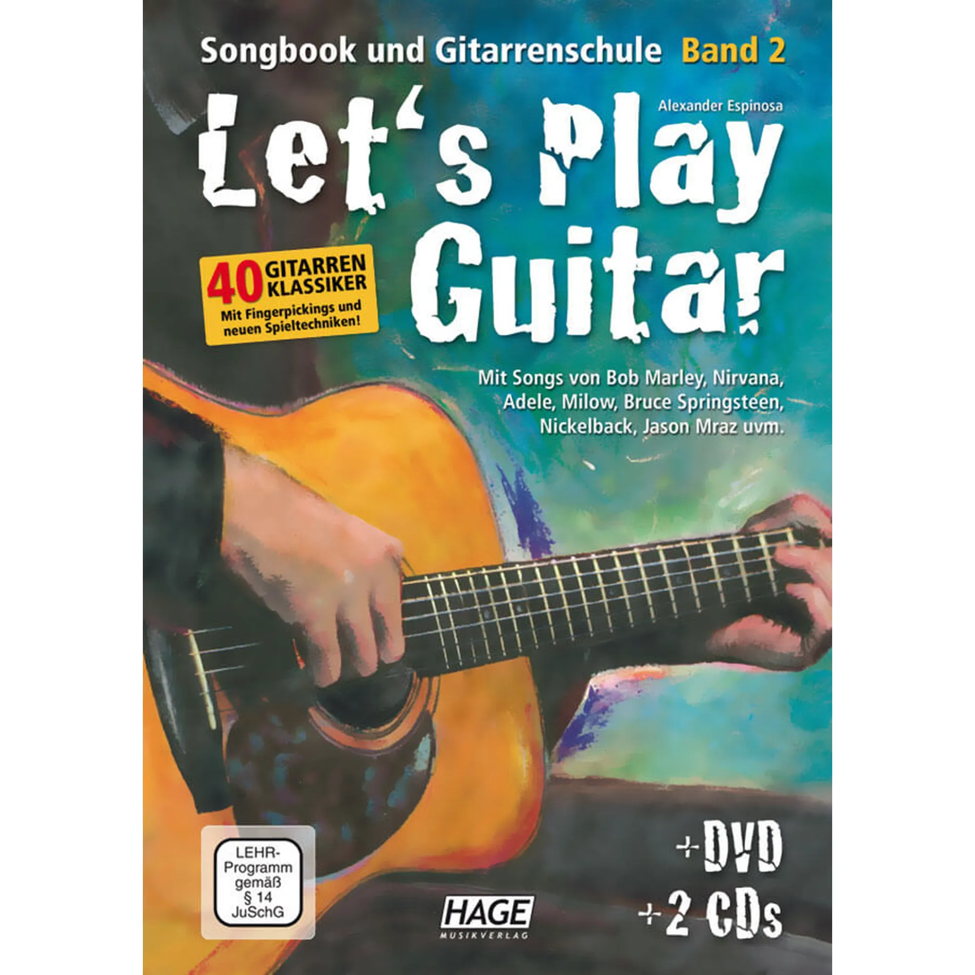 Vorderes Coverbild Let´s play Guitar 2