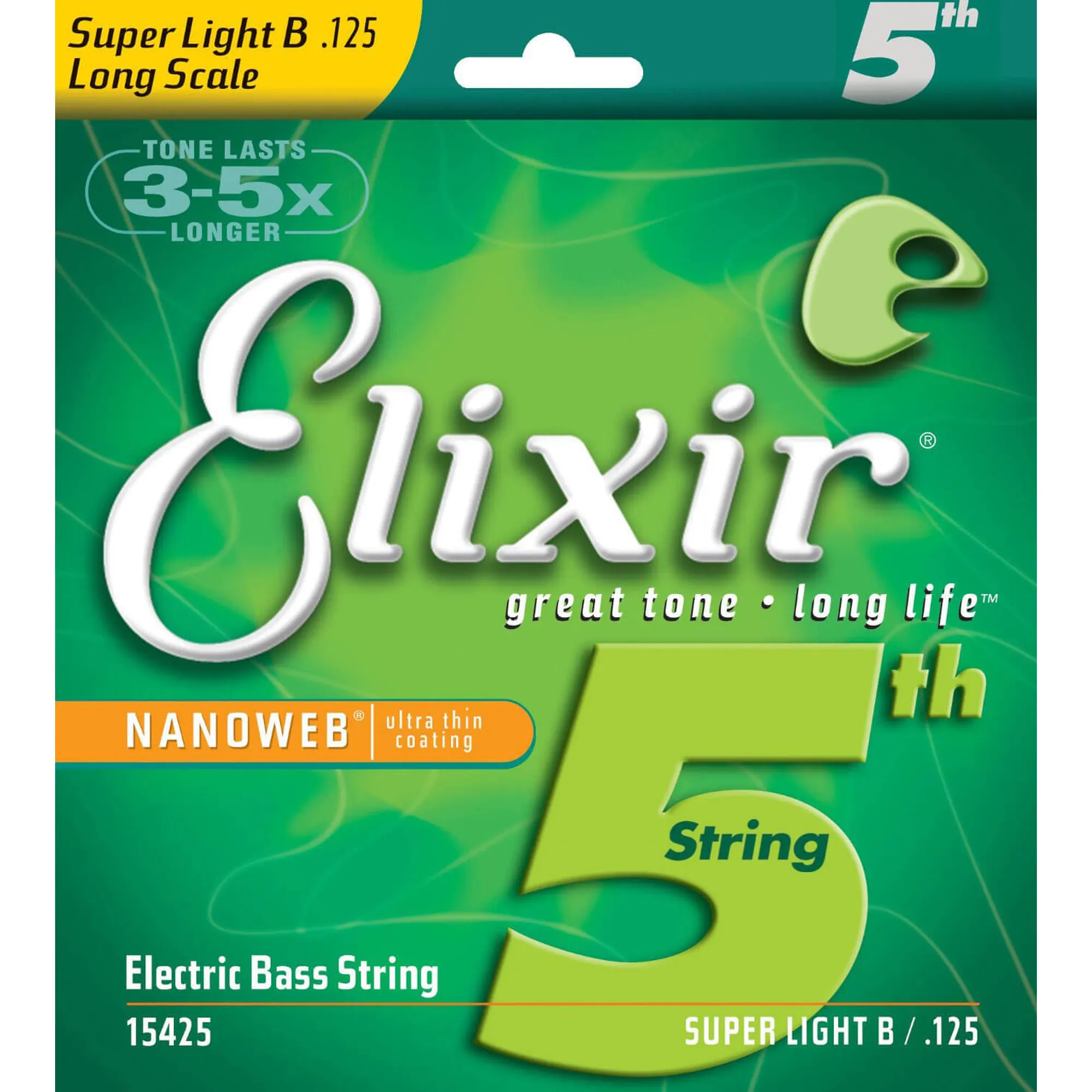 Vorderes Coverbild Elixir 15425 Long Scale Super Light B