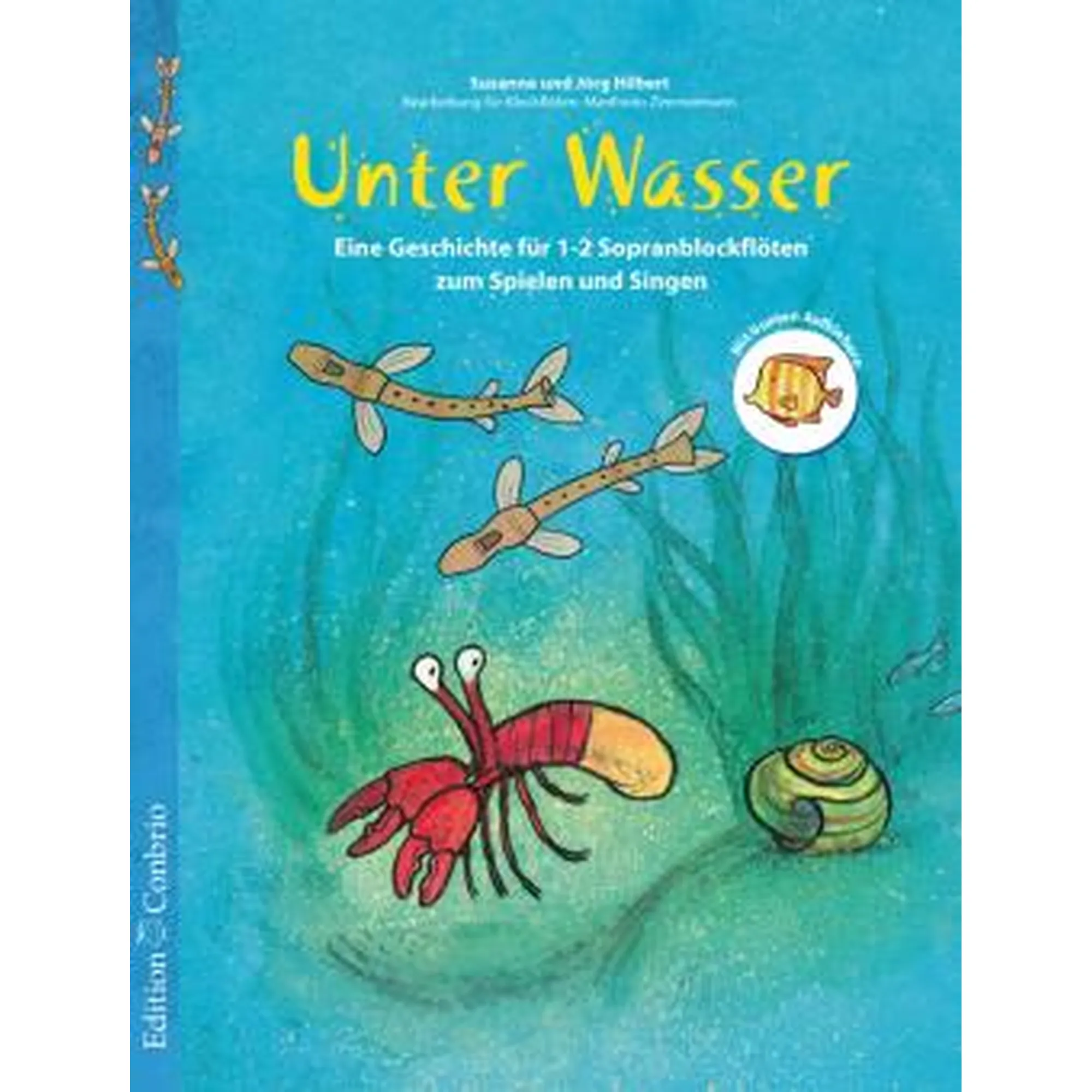 Vorderes Coverbild Unter Wasser : für 1-2 Sopranblockflöten Spielpartitur