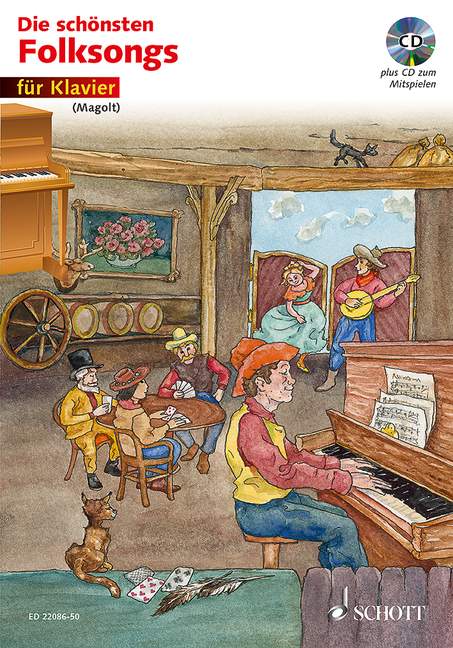 Vorderes Coverbild Die schönsten Folksongs